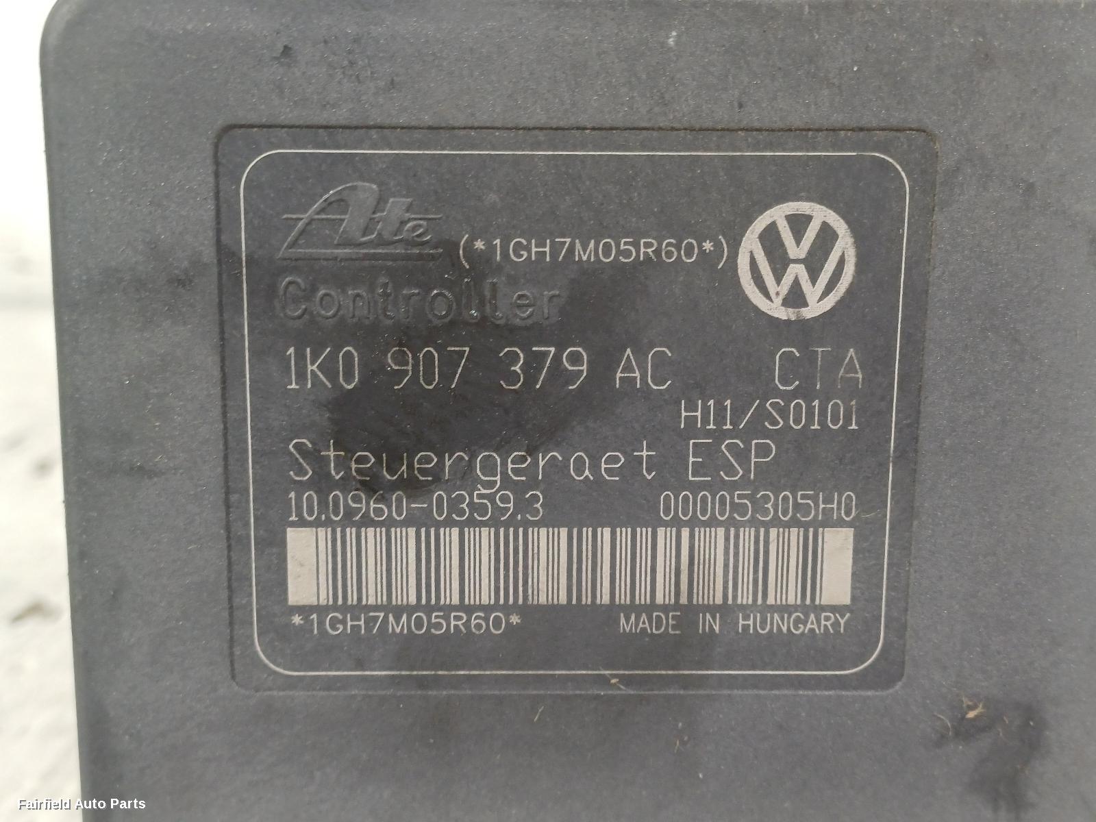 2008 Volkswagen Golf Abs Pump Modulator