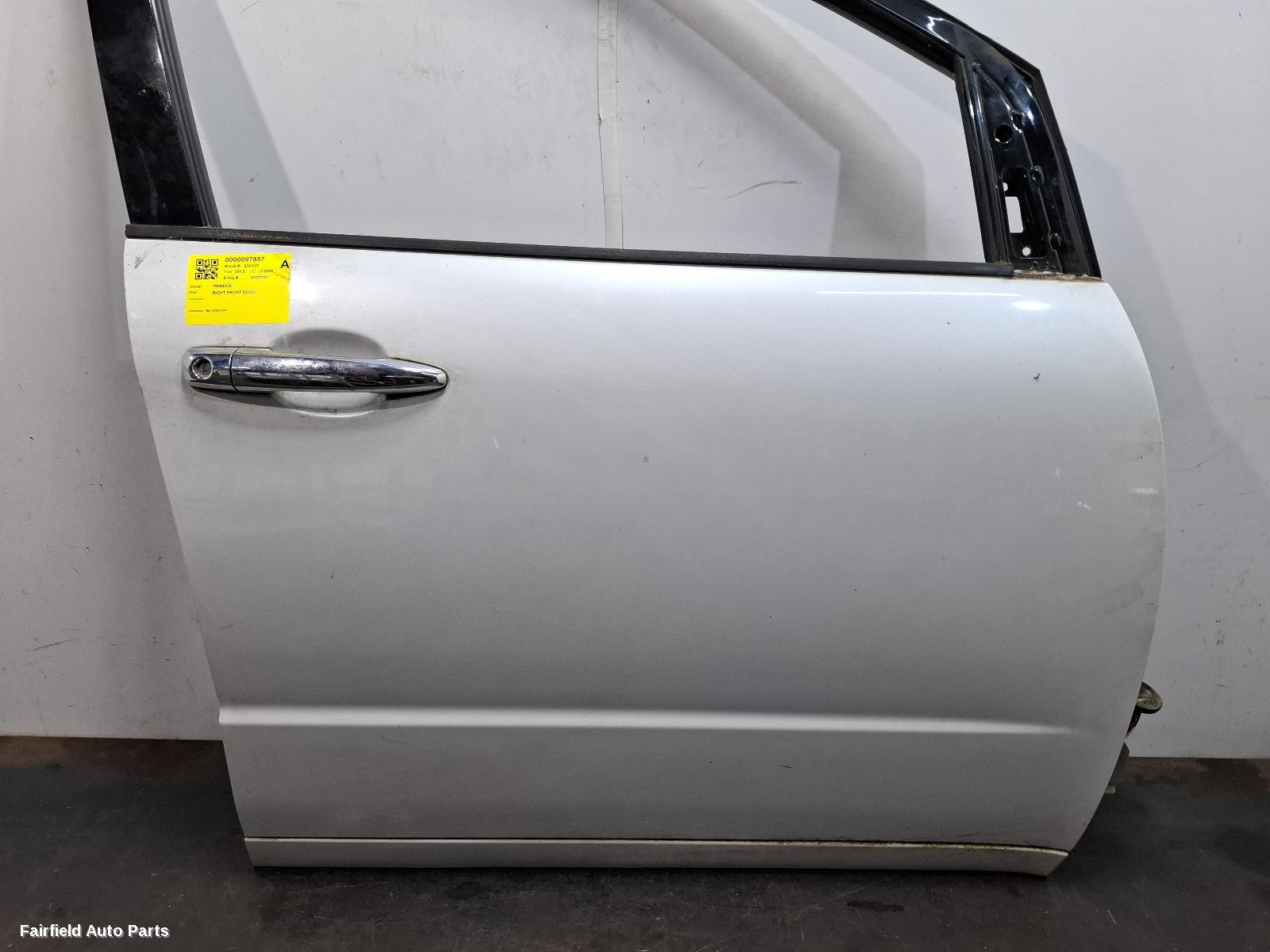 2013 Subaru Tribeca Right Front Door