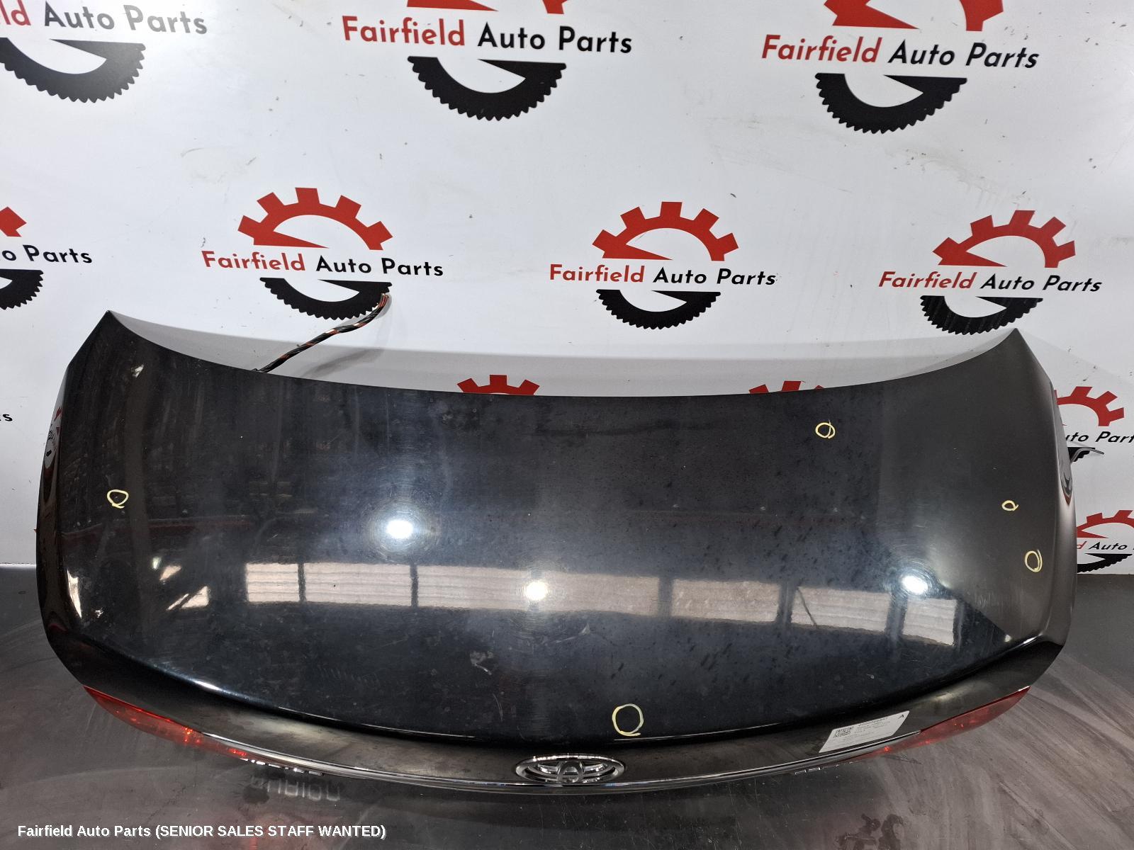 2006-2012 Toyota Aurion Bootlid Tailgate