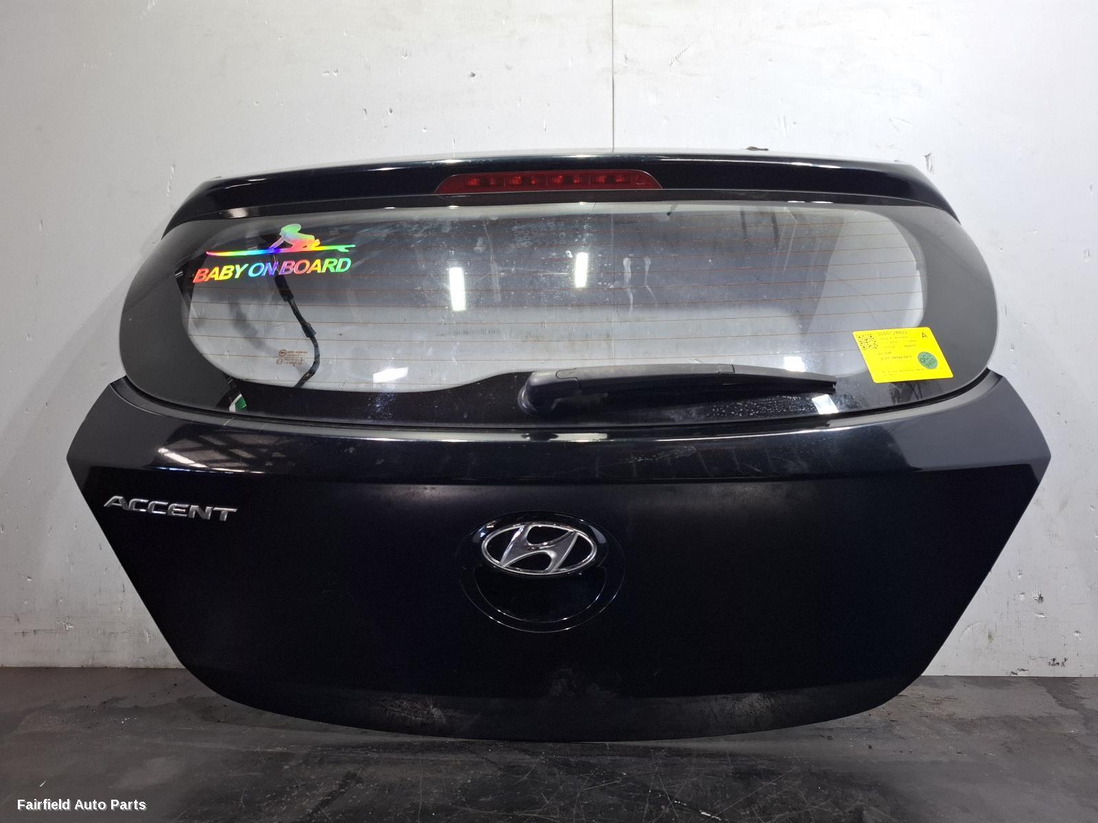2011-2014 Hyundai Accent Bootlid Tailgate