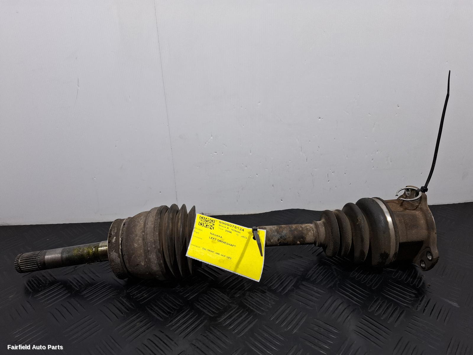 1997-2015 Nissan Navara Left Driveshaft
