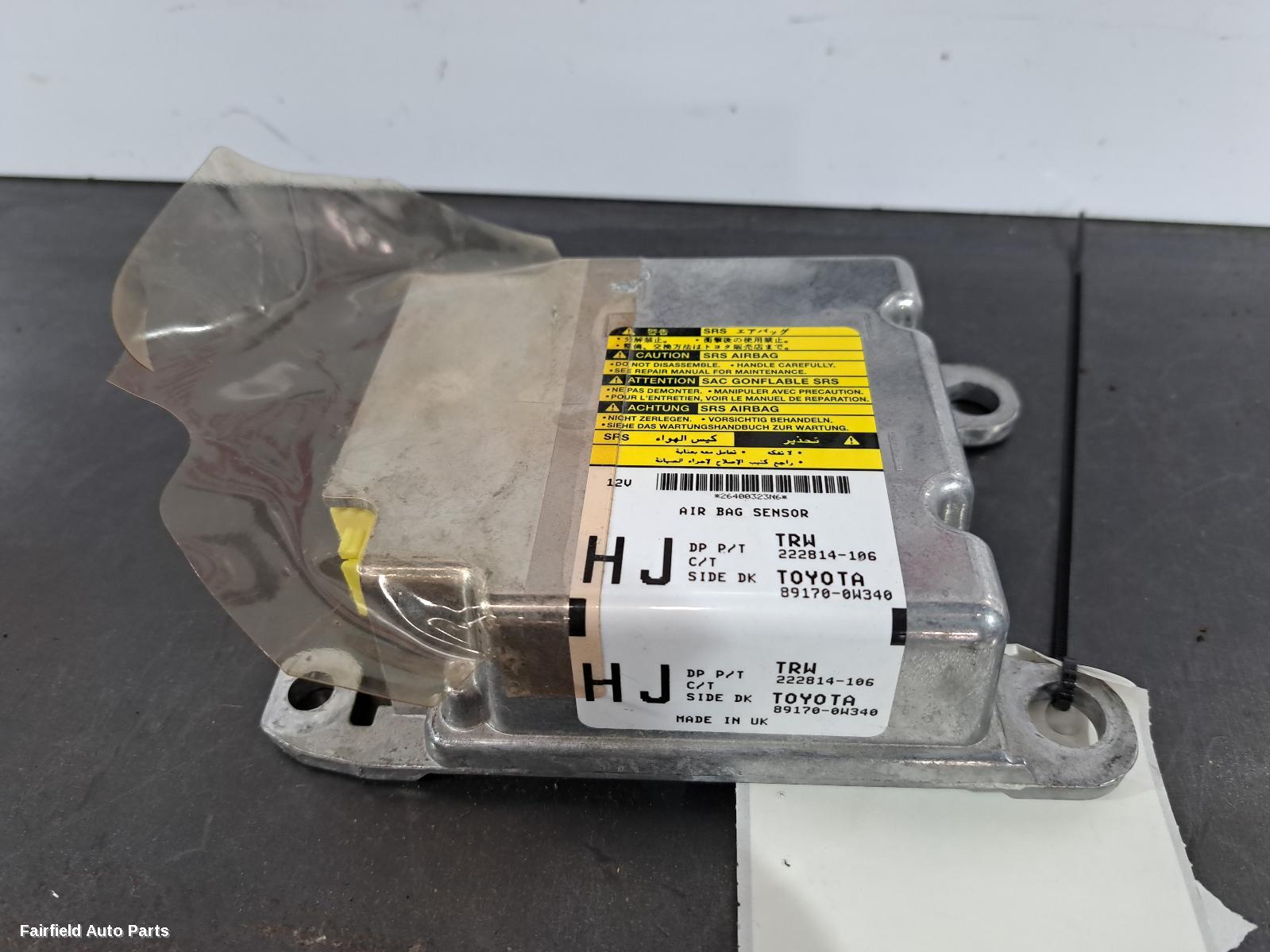 2007-2013 Toyota Corolla Airbag Module Sensor