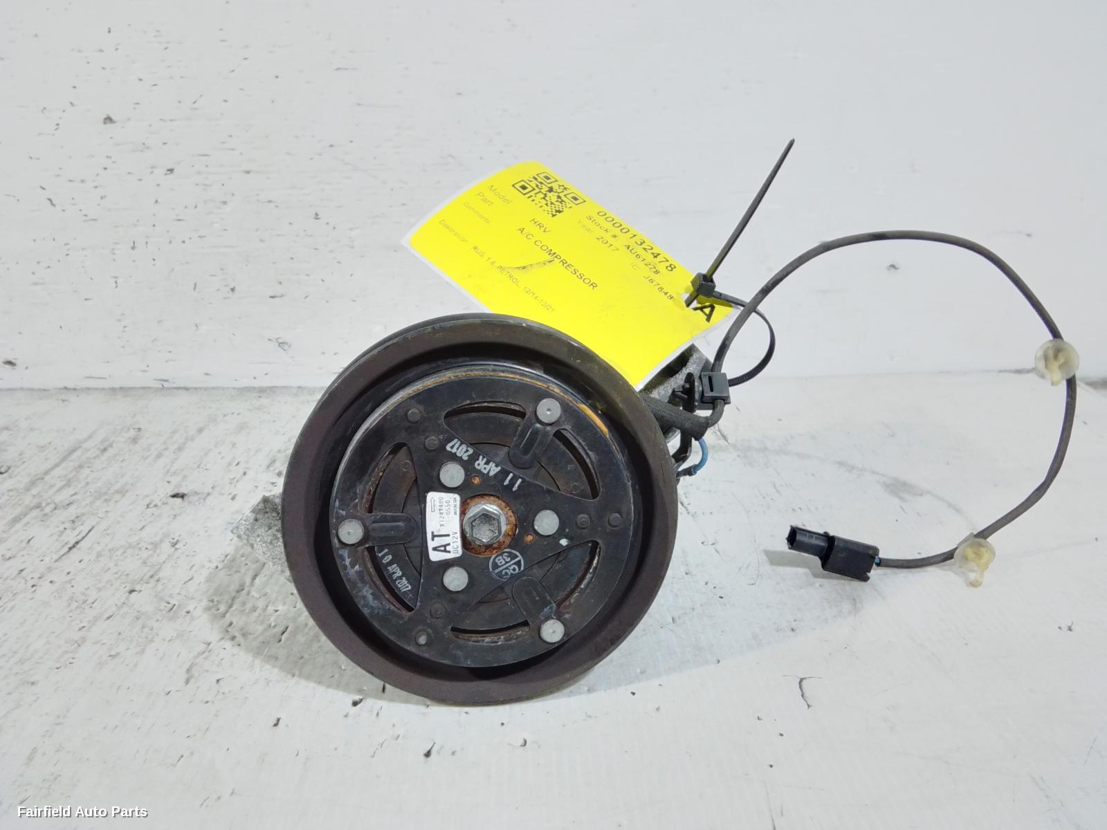2014-2021 Honda Hrv A C Compressor