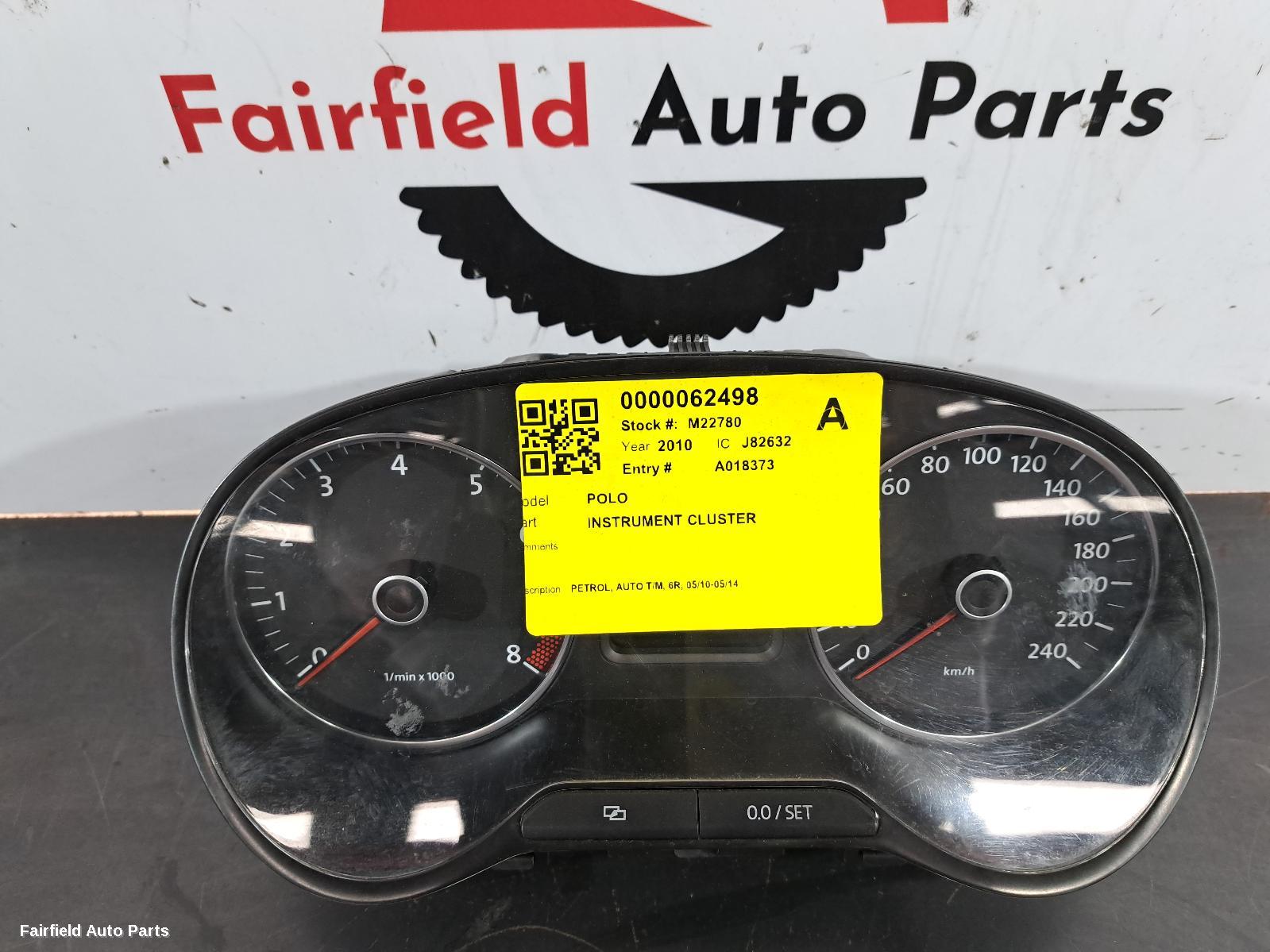 2010-2014 Volkswagen Polo Instrument Cluster