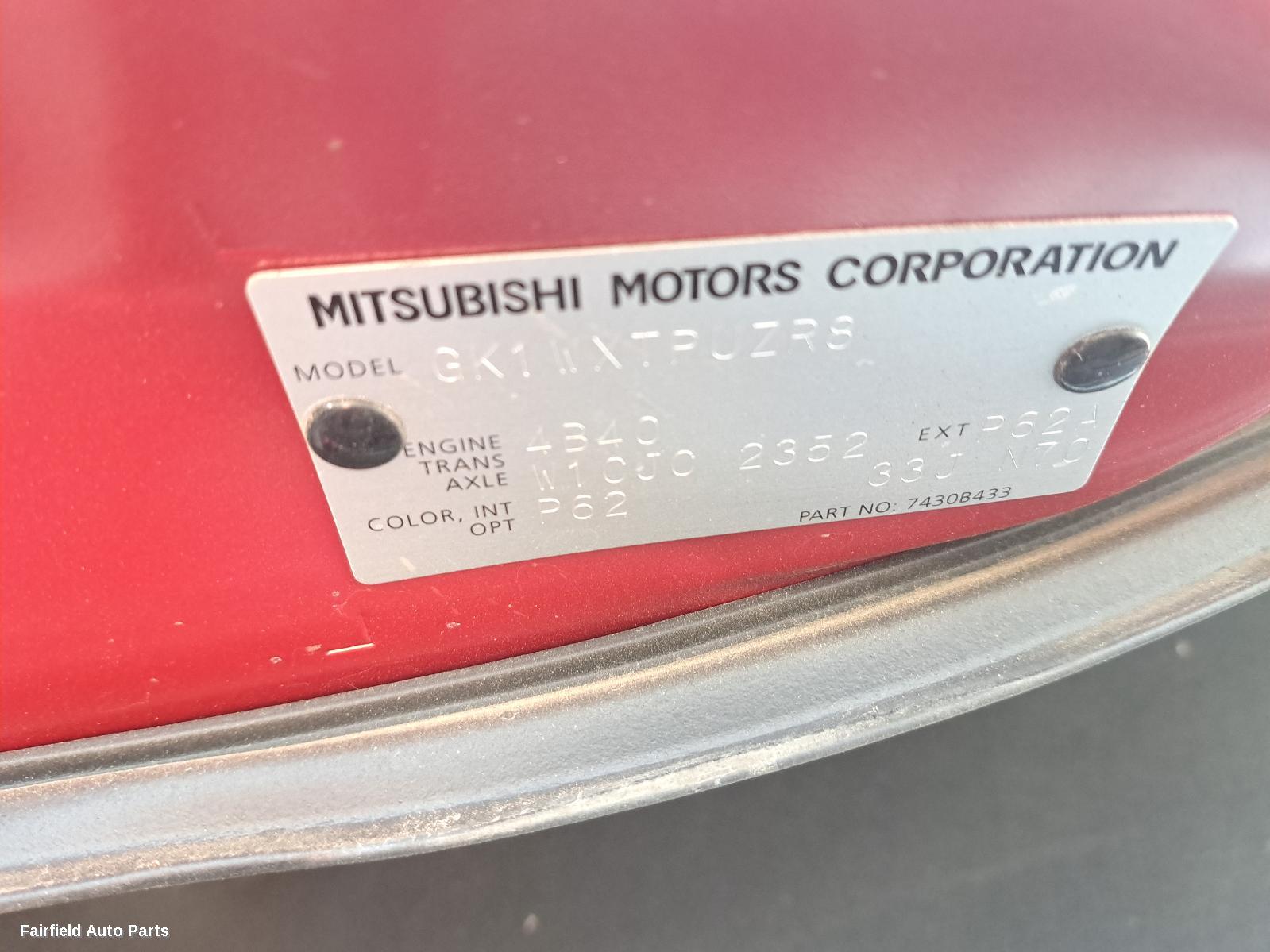 2019 Mitsubishi Eclipse Cross A C Compressor