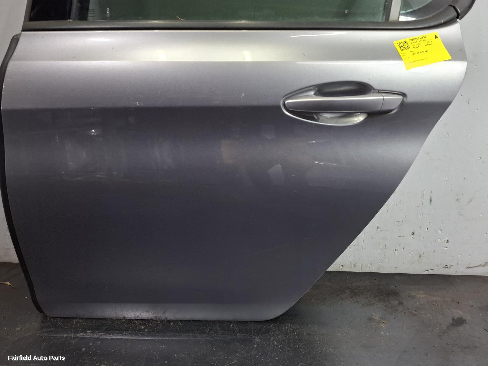2014-2021 Peugeot 308 Left Rear Door Sliding