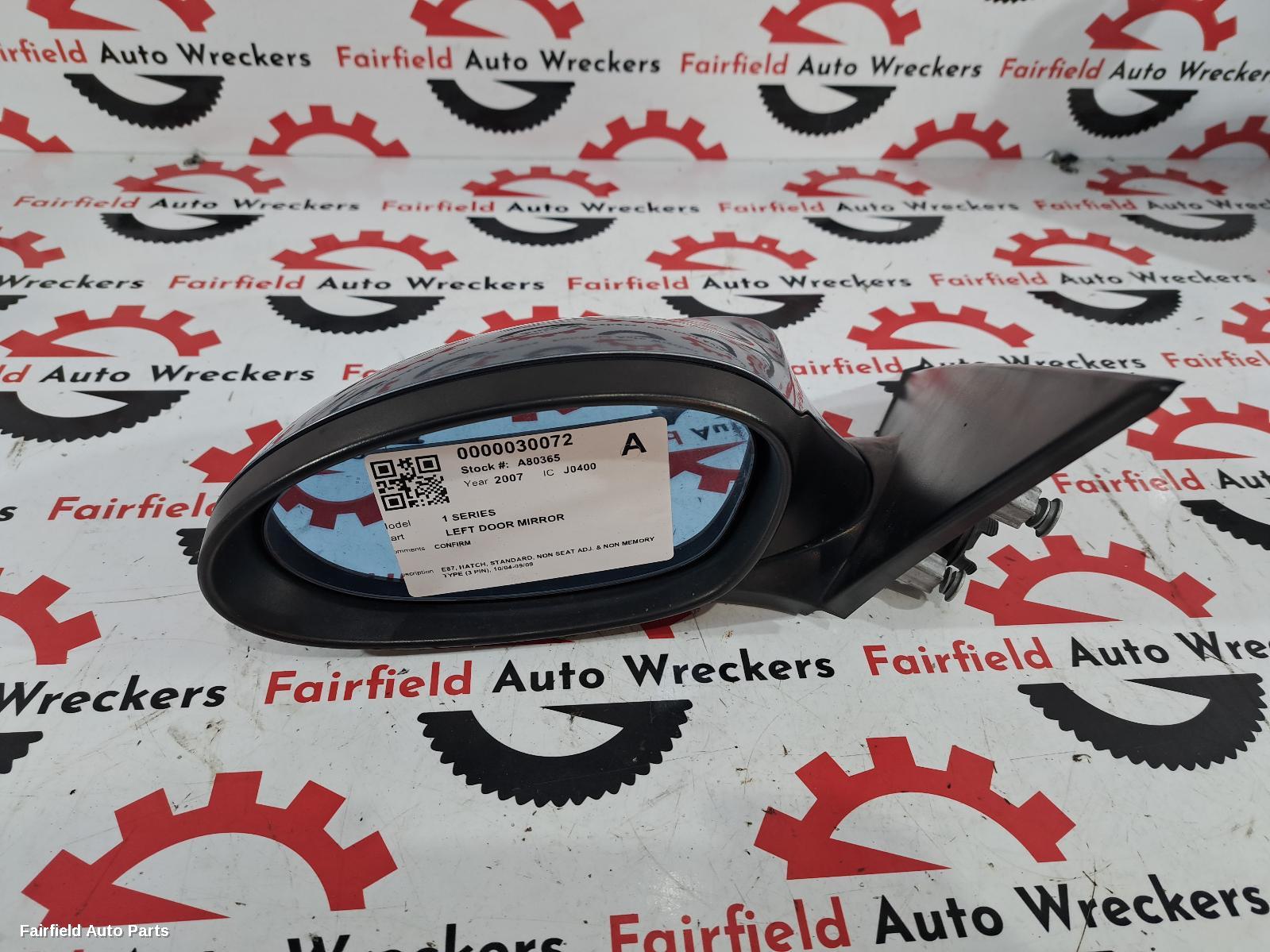 2004-2009 Bmw 1 Series Left Door Mirror