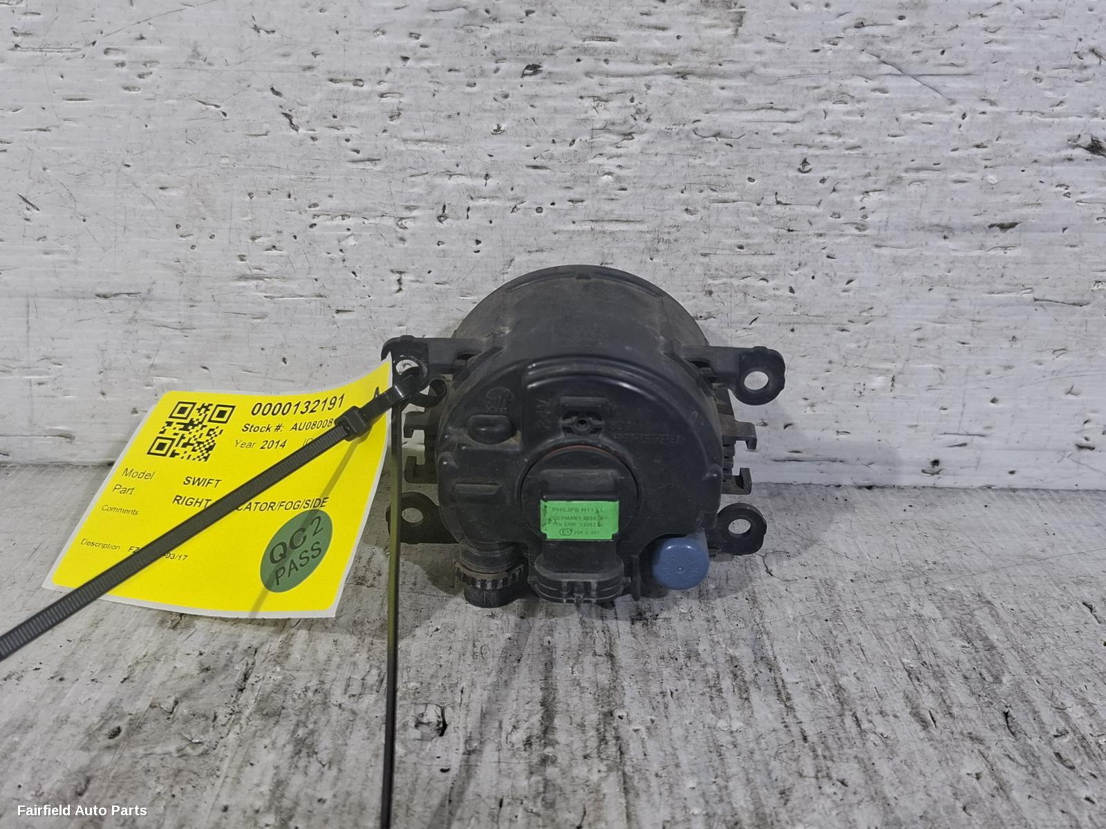 2010-2017 Suzuki Swift Right Indicator Fog Side