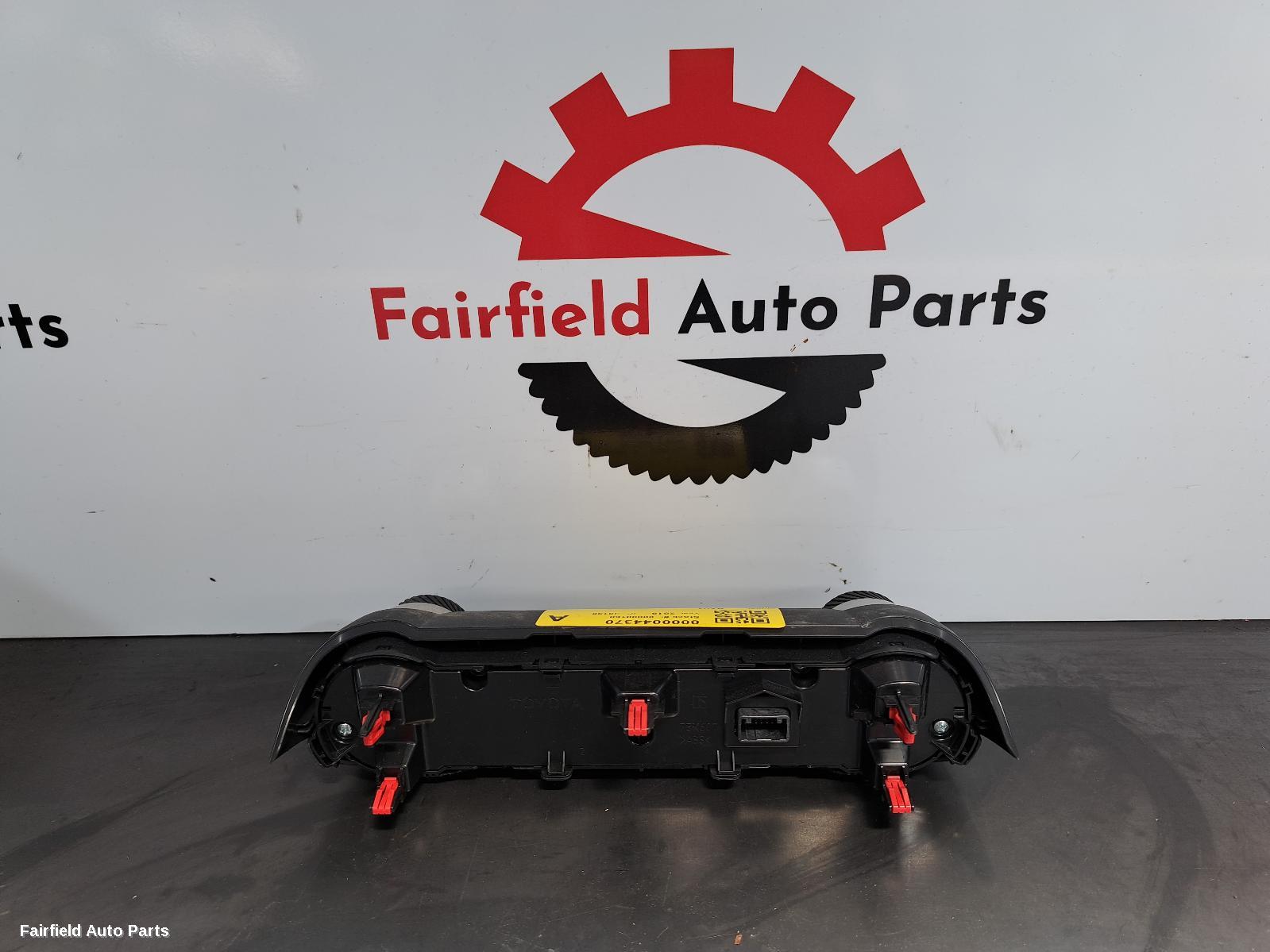 2018-2025 Toyota Rav4 Heater Ac Controls