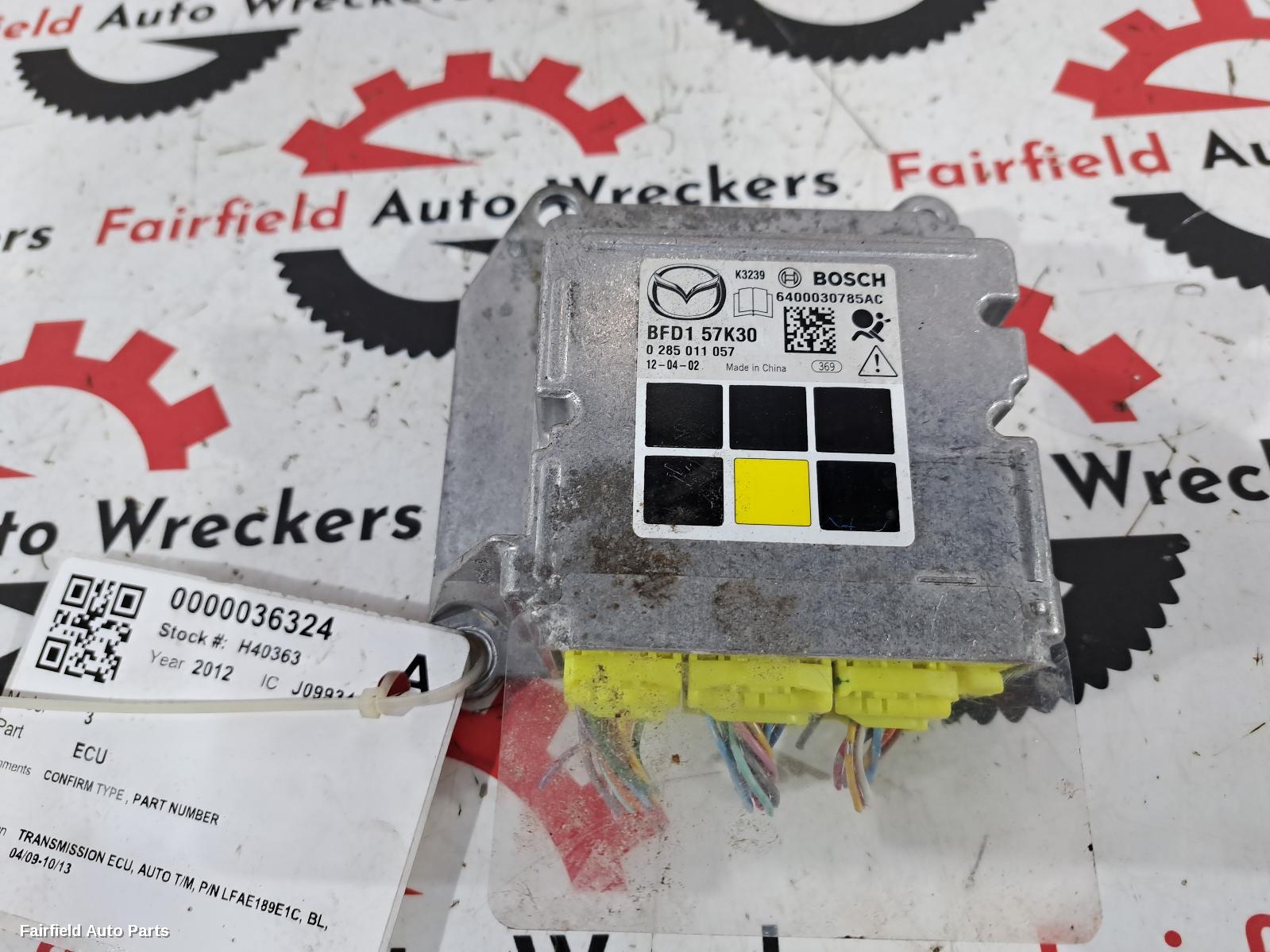 2009-2013 Mazda 3 Airbag Module Sensor
