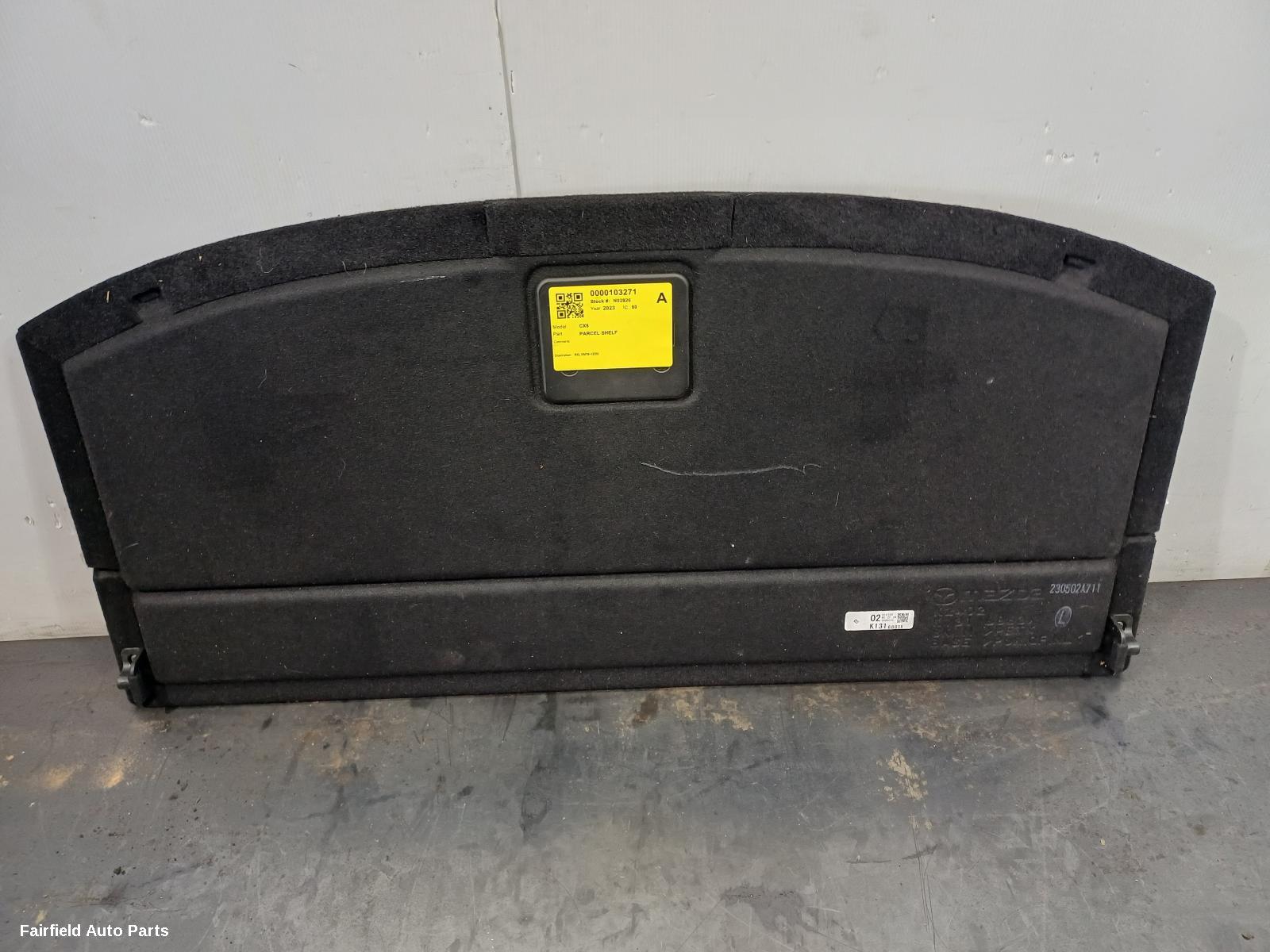 2018-2023 Mazda Cx8 Parcel Shelf Cargo Blind