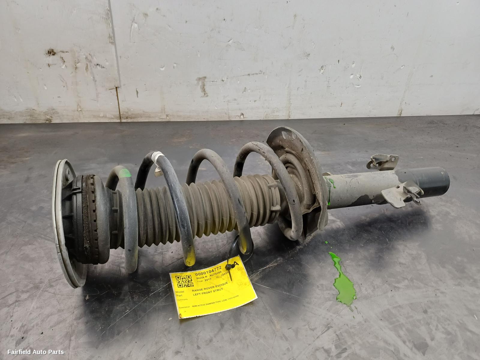 2011-2019 Land Rover Rangerover Evoque Left Front Strut