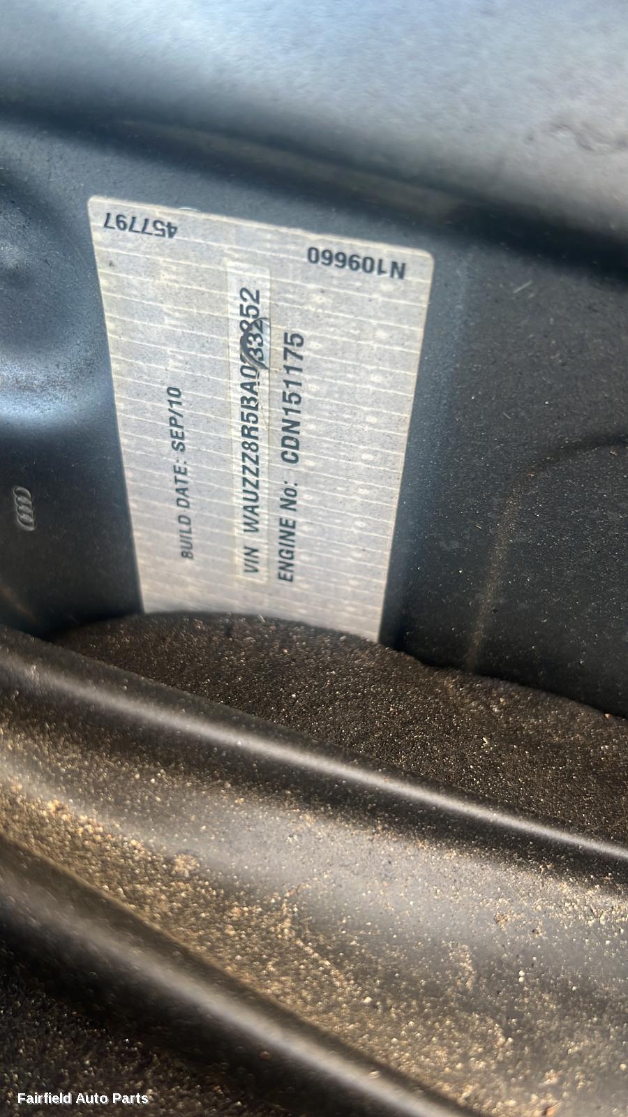 2010 Audi Q5 A C Condenser