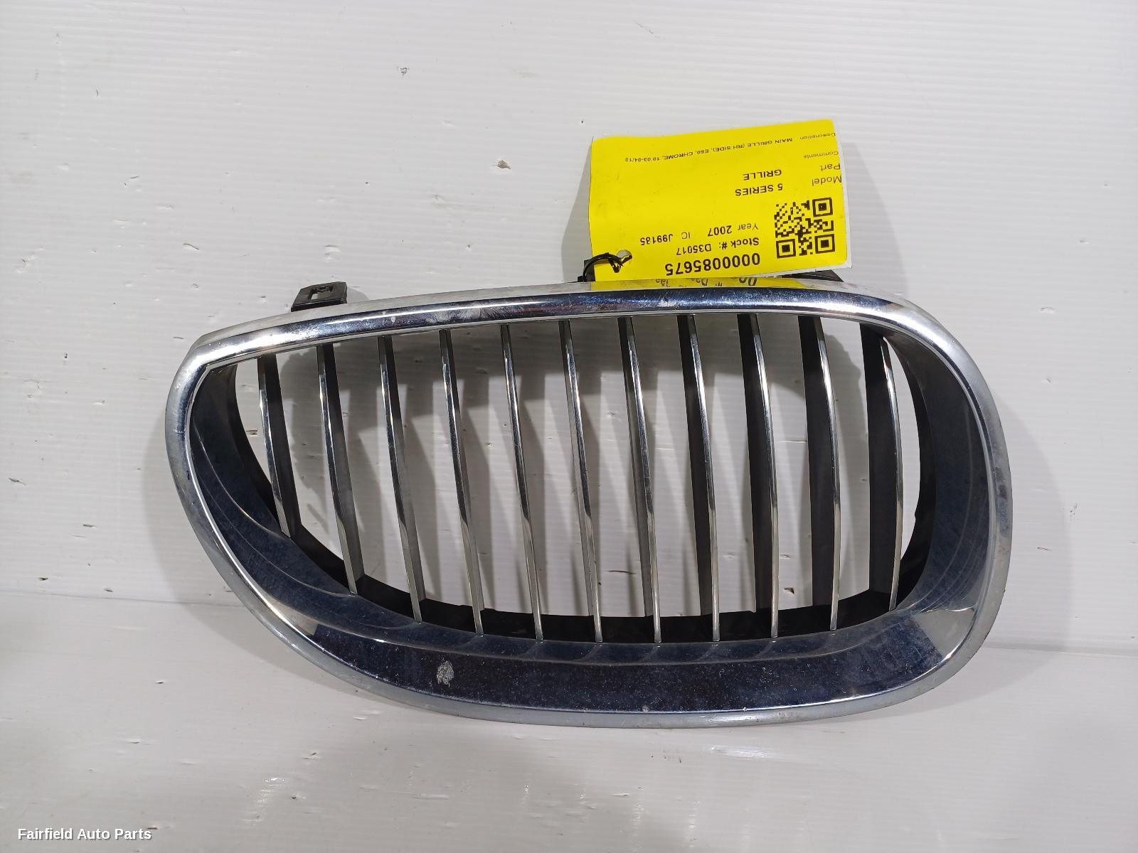 2003-2010 Bmw 5 Series Grille