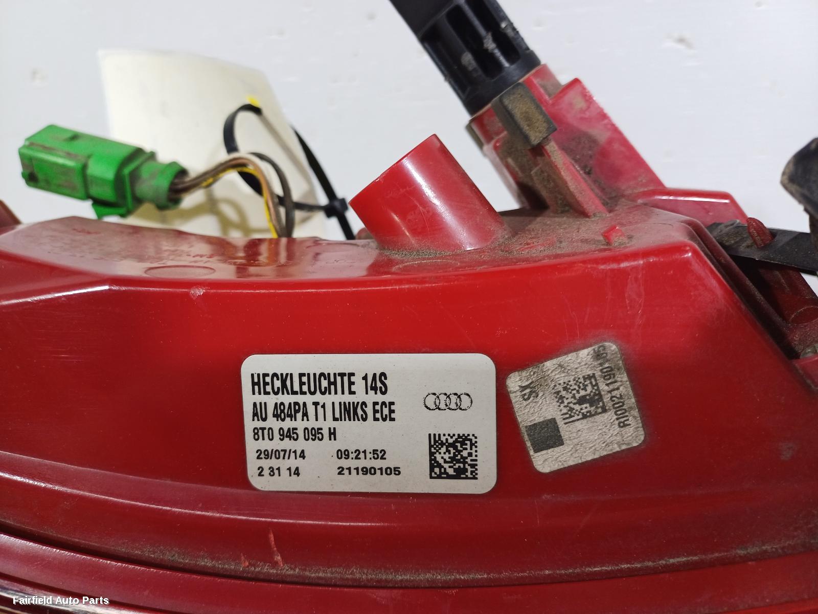 2011-2016 Audi A5 Left Taillight