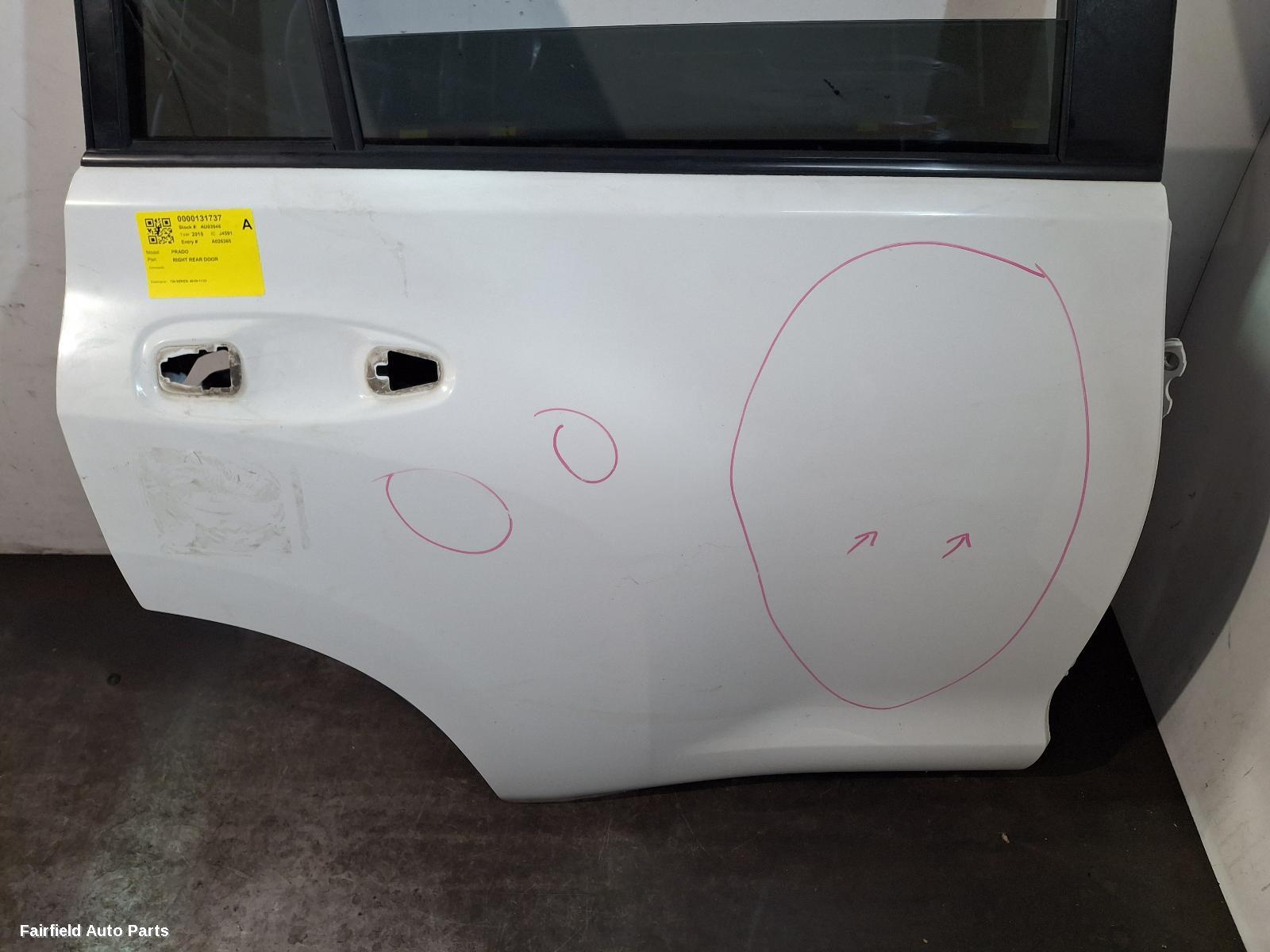 2009-2023 Toyota Prado Right Rear Door Sliding