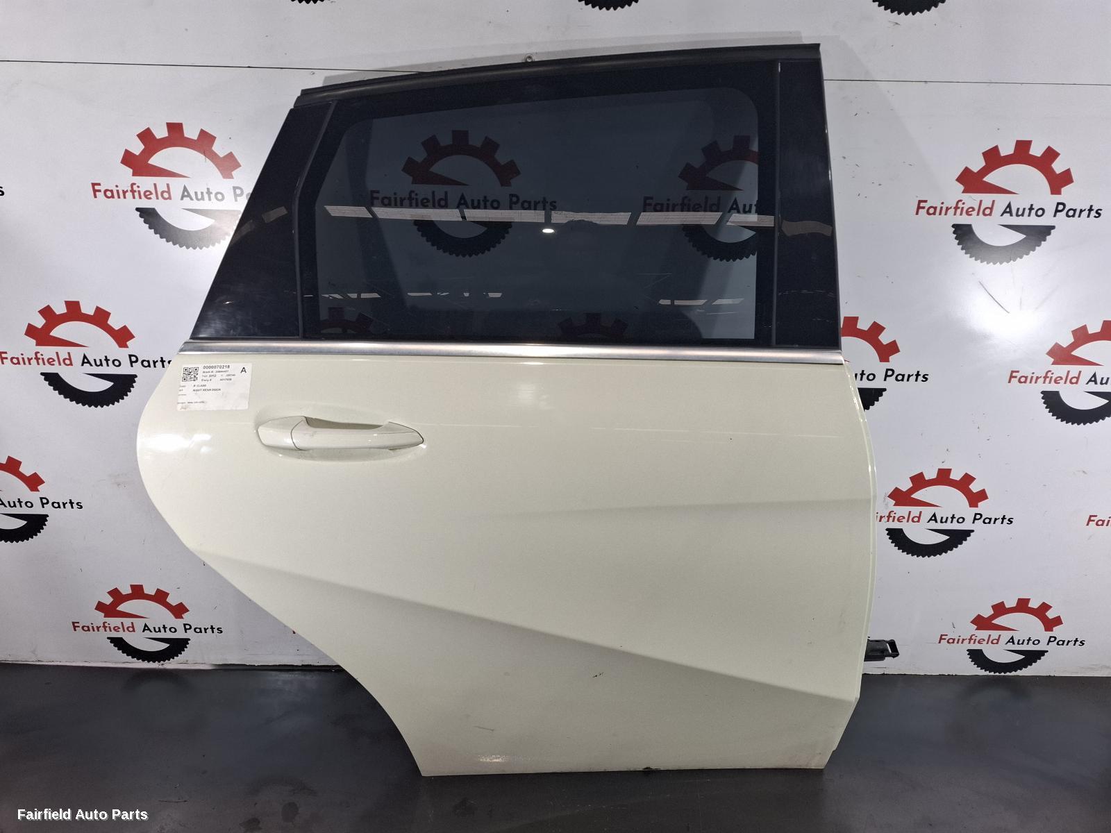 2011-2019 Mercedes B Class Right Rear Door Sliding