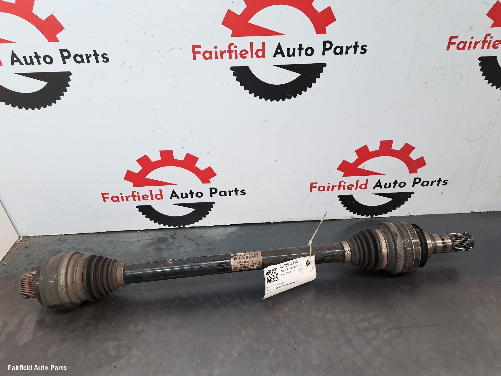 2014-2024 Porsche Macan Right Driveshaft
