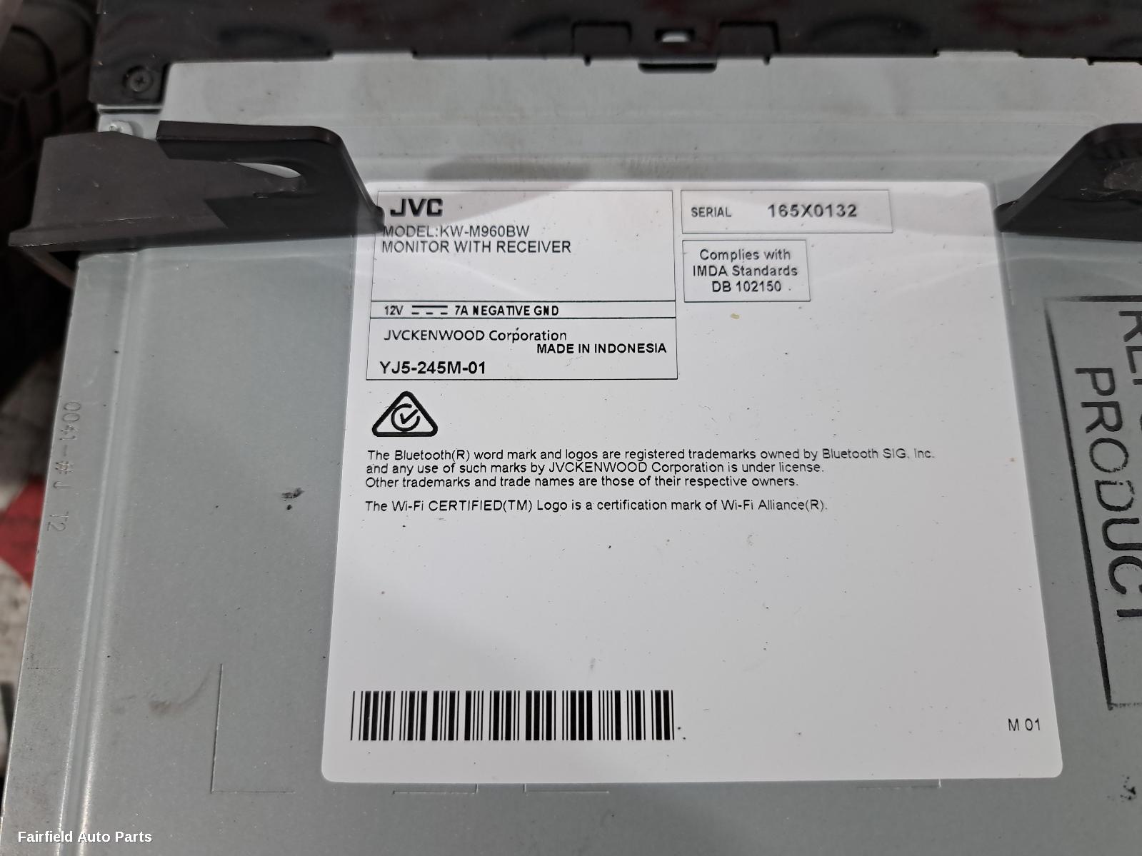 2011-2017 Holden Cruze Radio Cd Dvd Sat Tv
