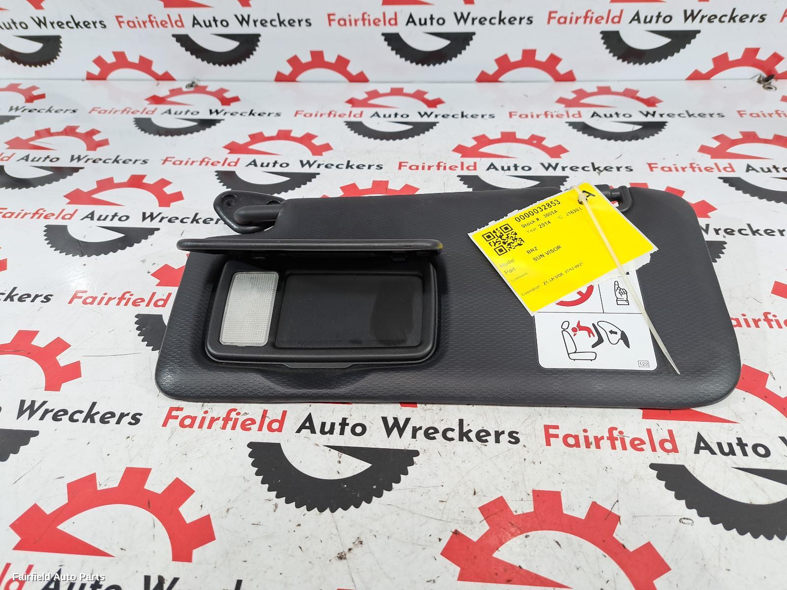 2012-2021 Subaru Brz Sunvisor