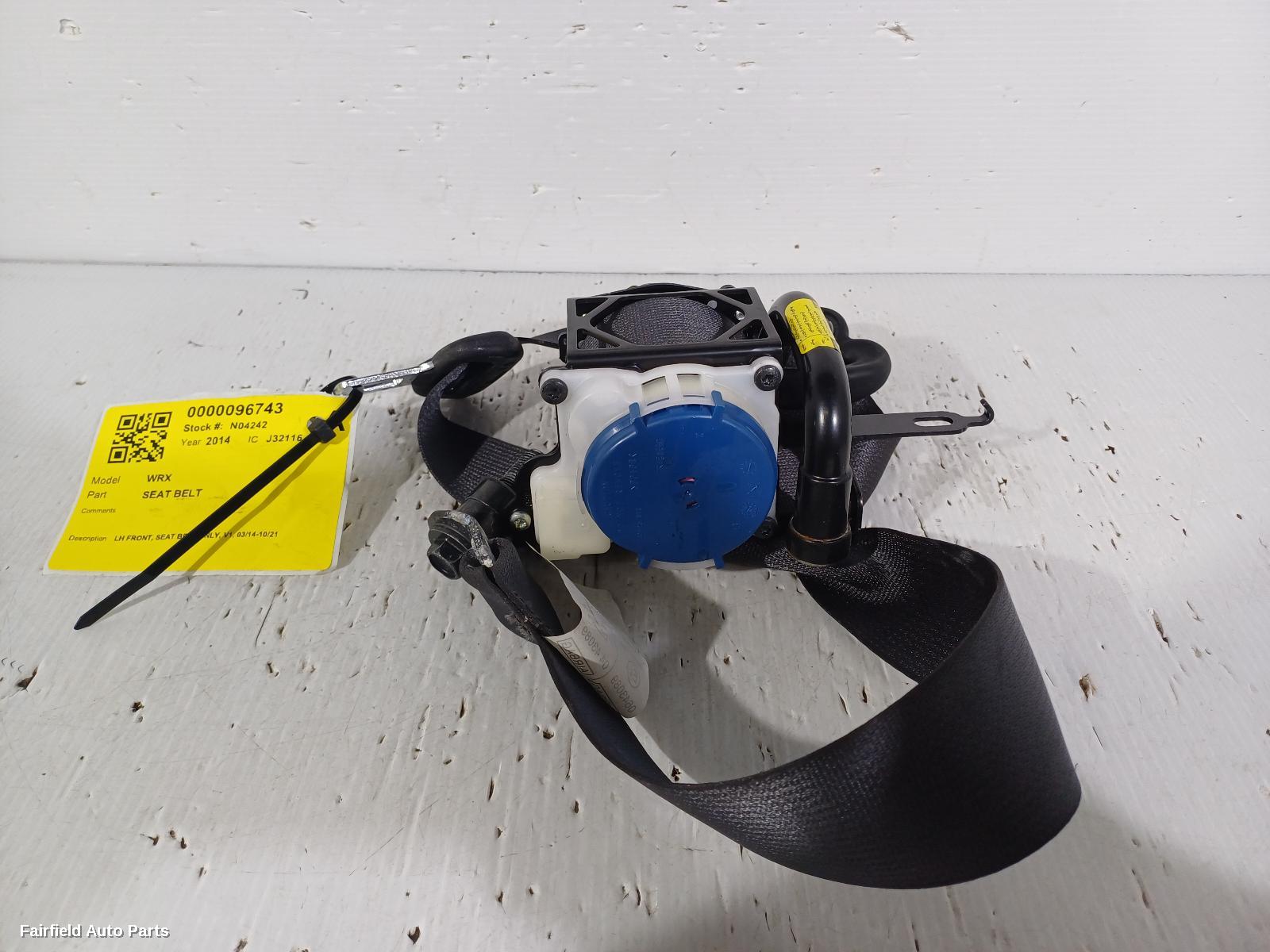 2014-2021 Subaru Wrx Seatbelt Stalk
