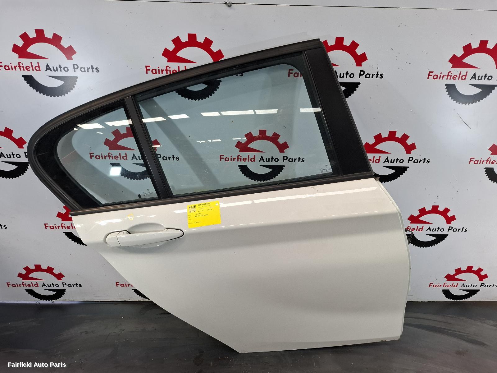 2011-2019 Bmw 1 Series Right Rear Door Sliding