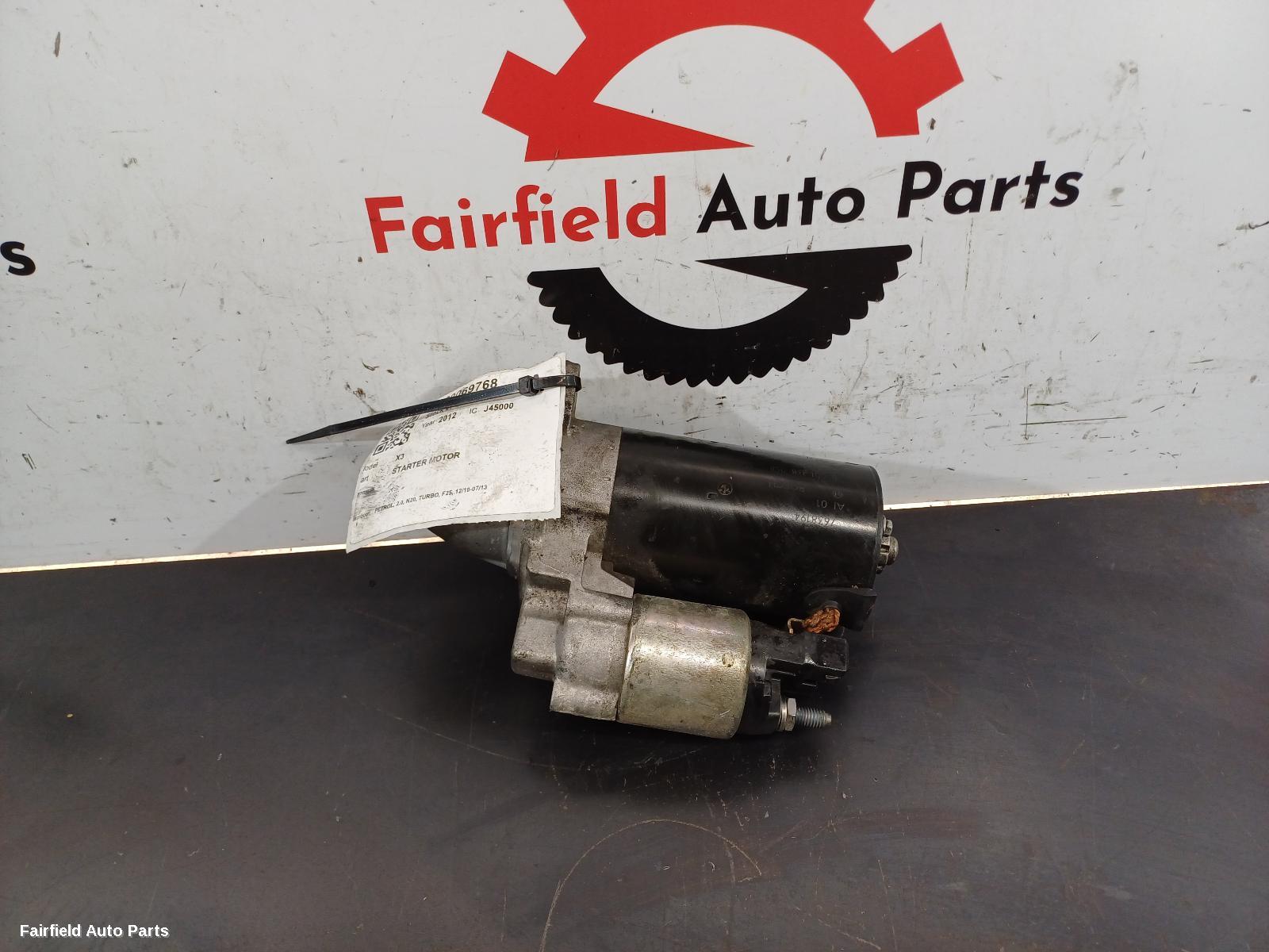 2010-2013 Bmw X3 Starter