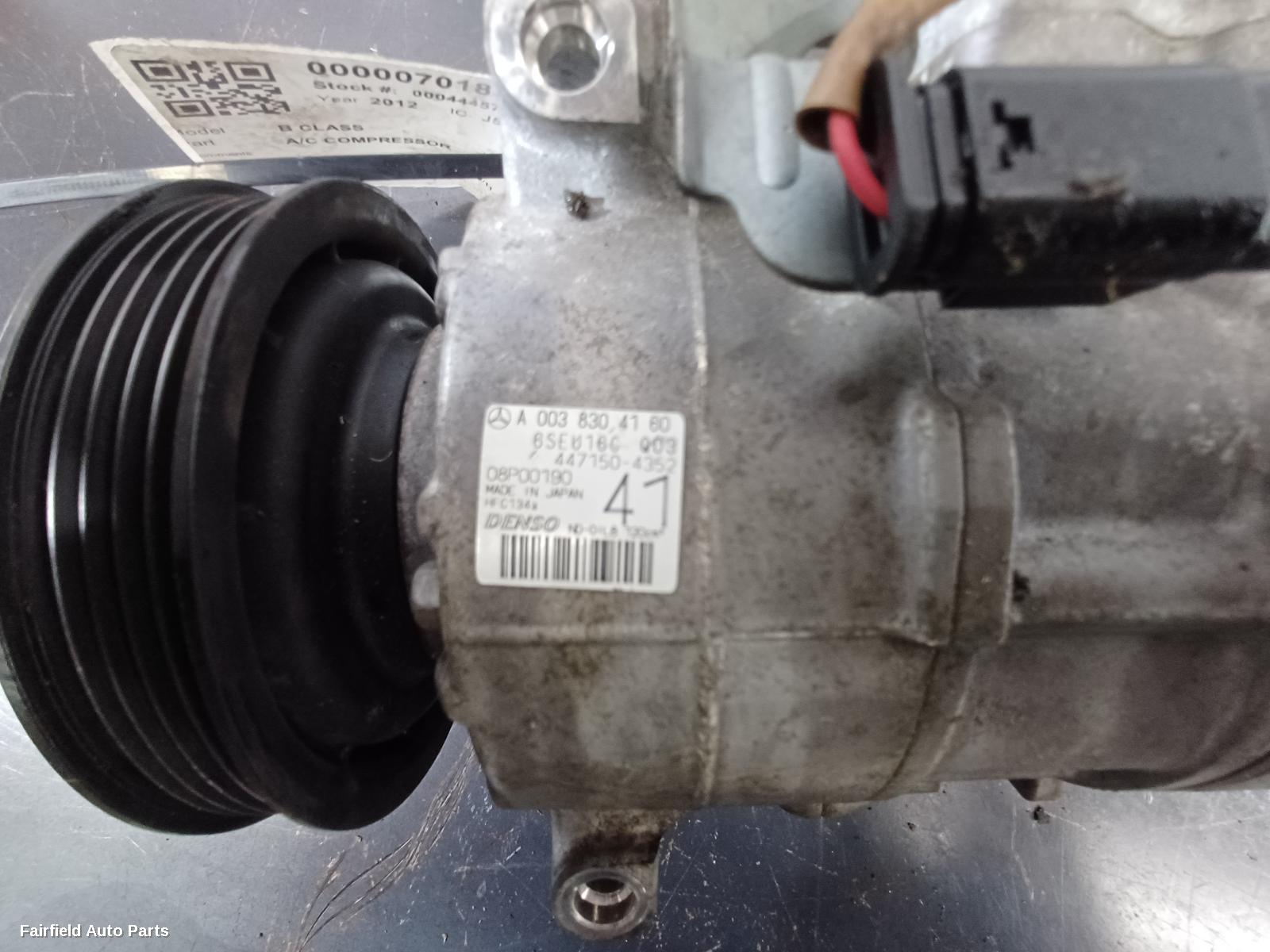 2011-2015 Mercedes B Class A C Compressor