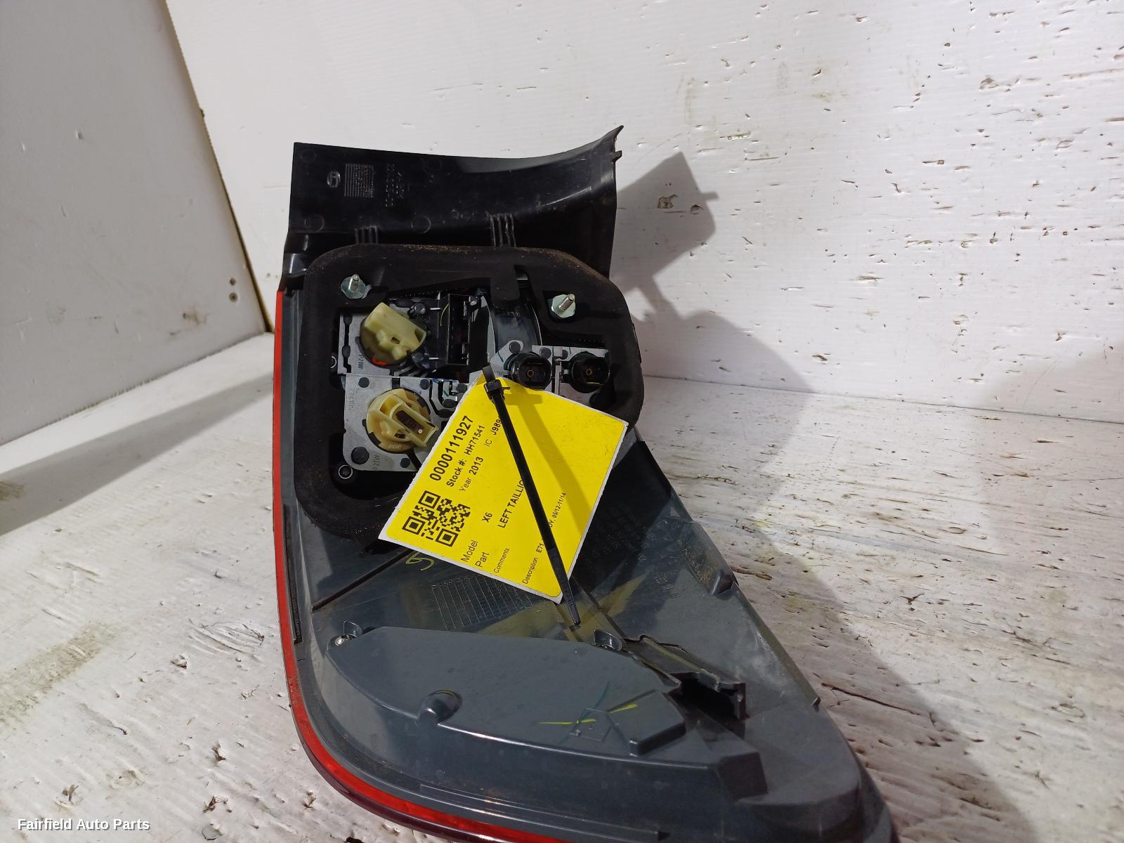 2012-2014 Bmw X6 Left Taillight