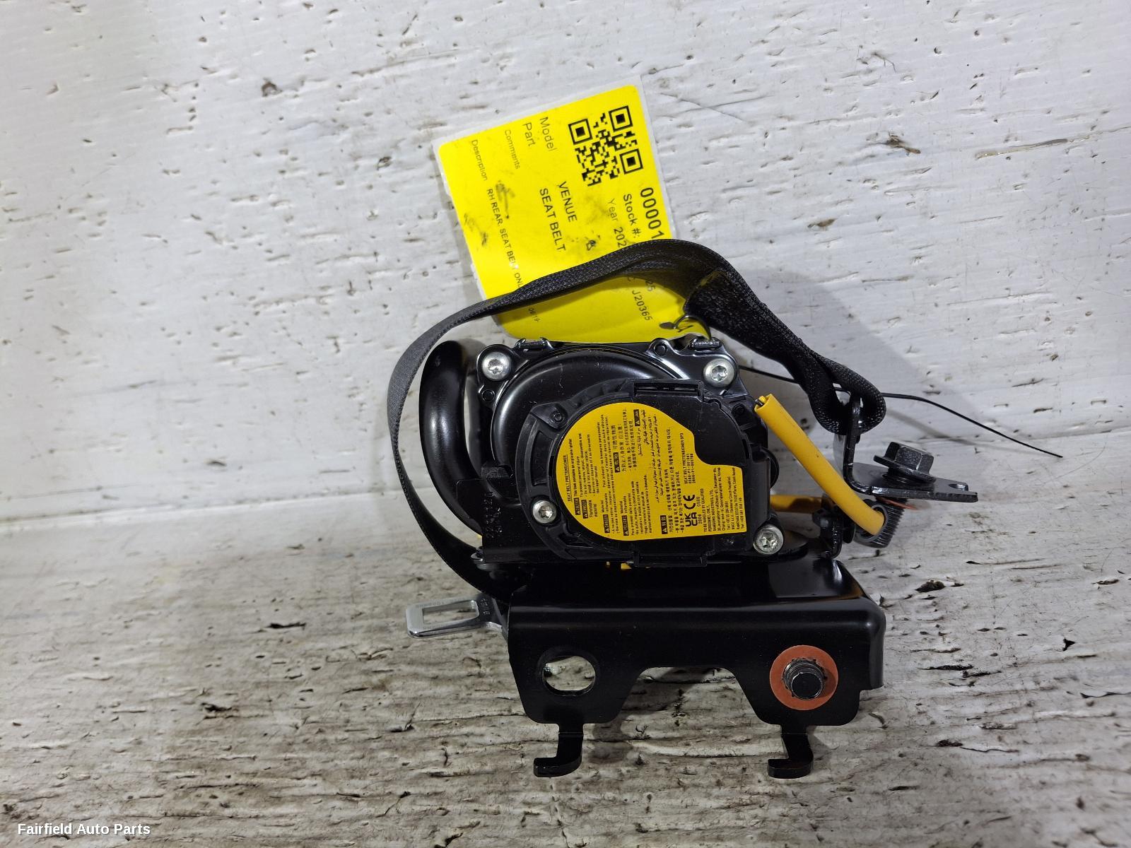 2019-2025 Hyundai Venue Seatbelt Stalk
