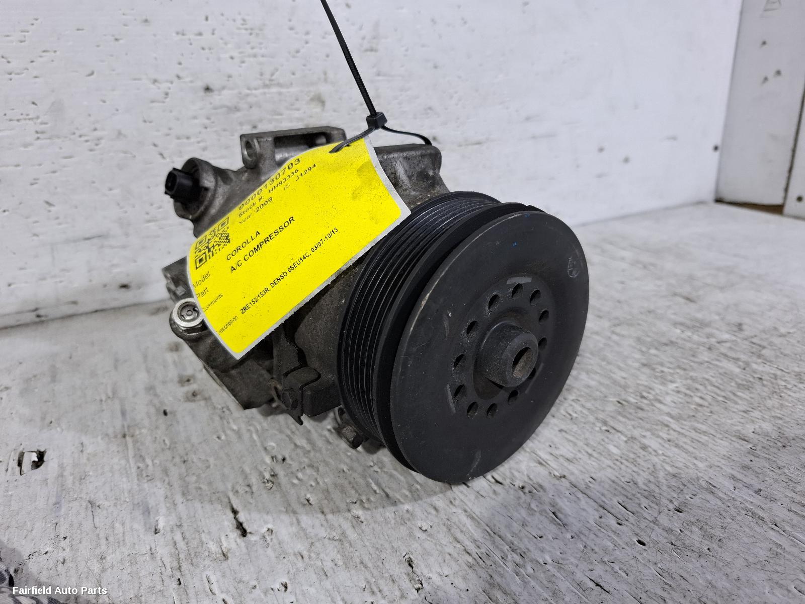 2007-2013 Toyota Corolla A C Compressor