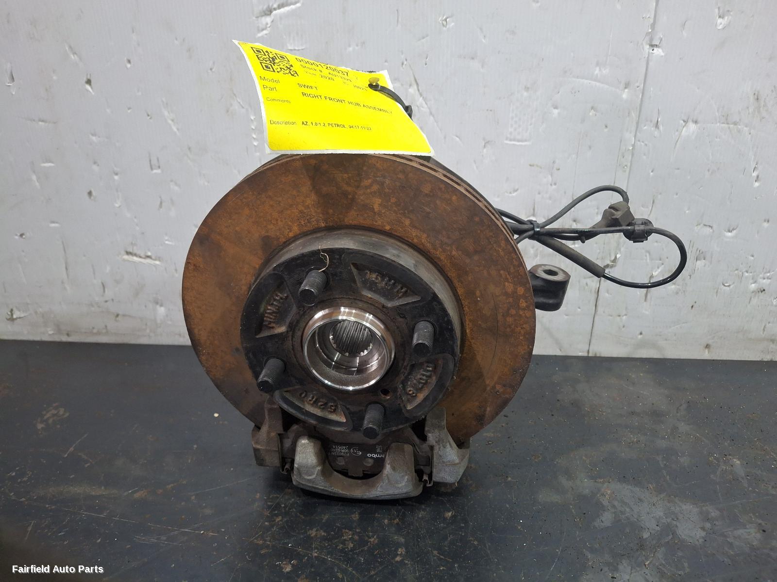 2017-2023 Suzuki Swift Right Front Hub Assembly
