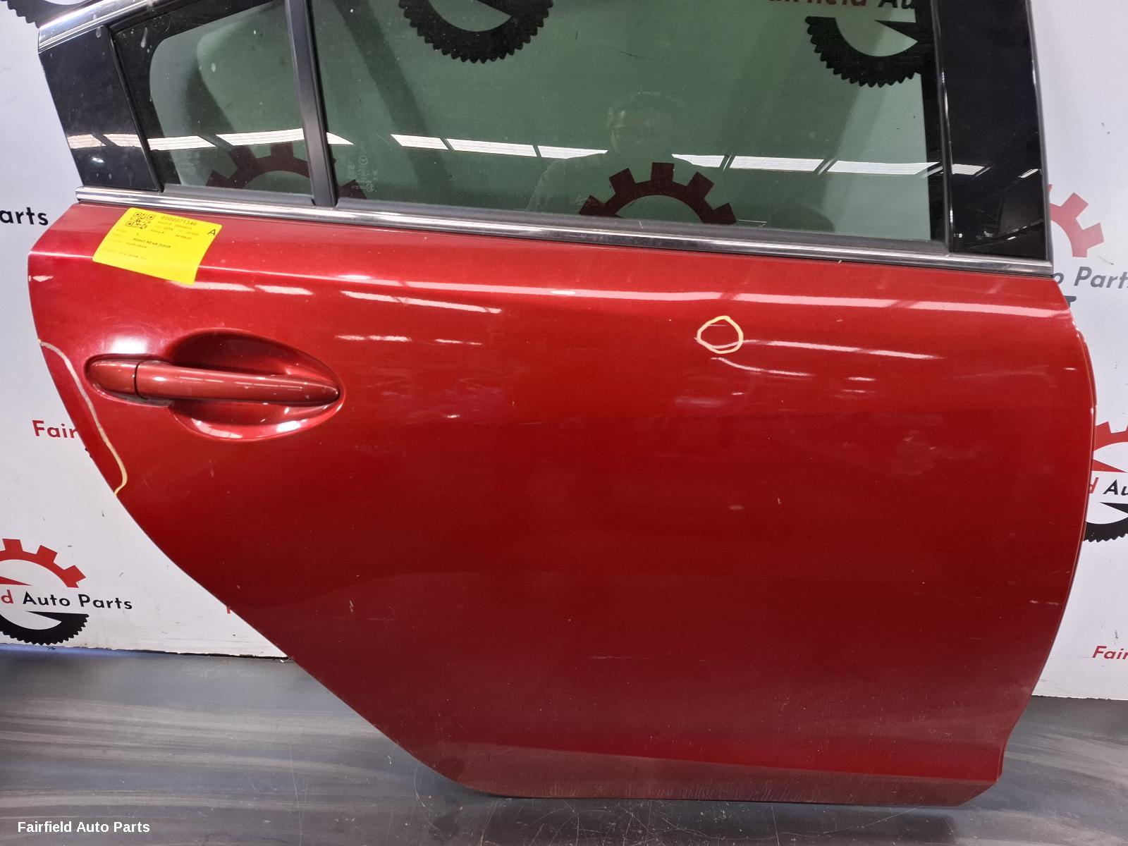 2012-2024 Mazda 6 Right Rear Door Sliding