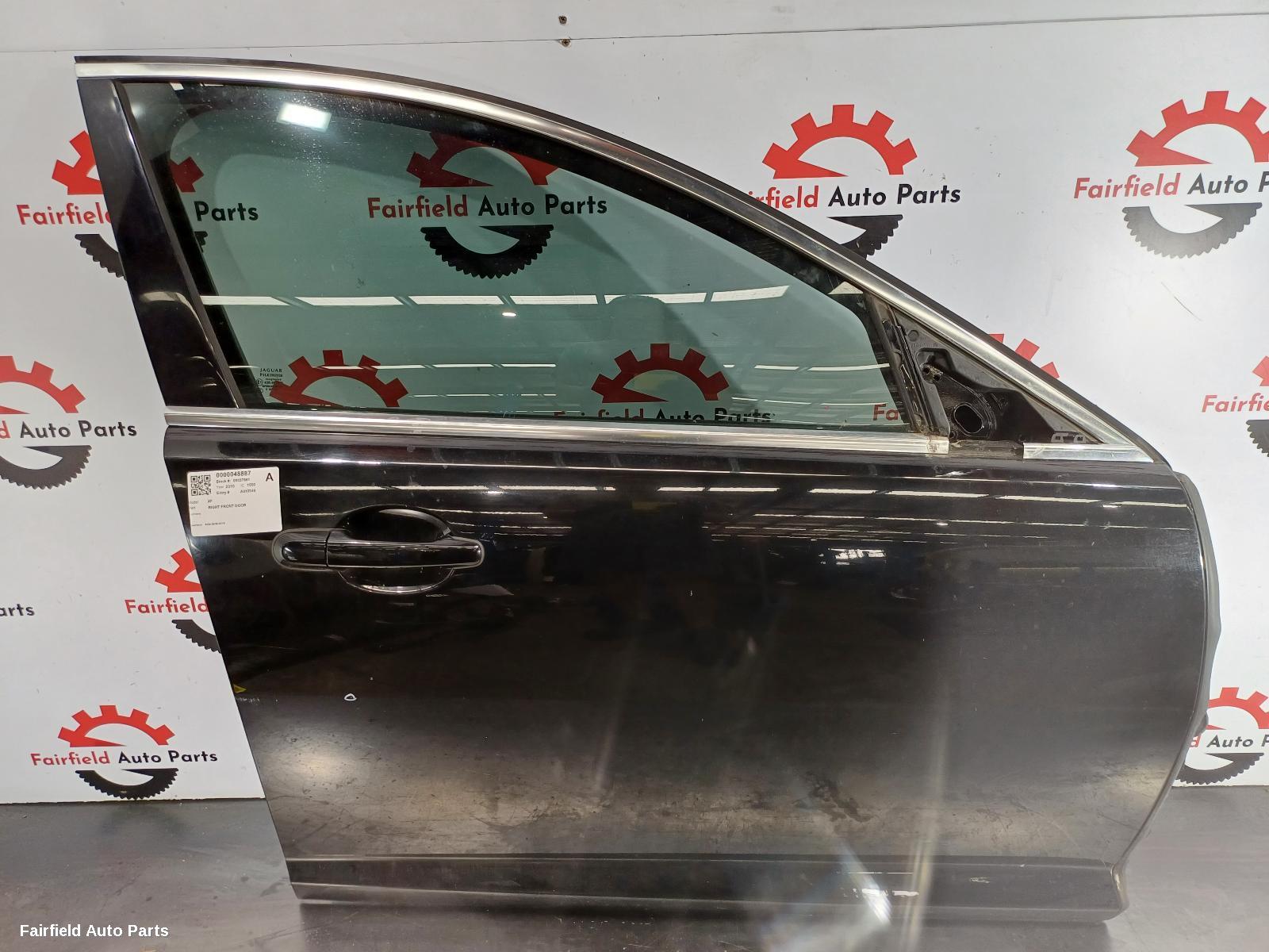 2010 Jaguar Xf Right Front Door