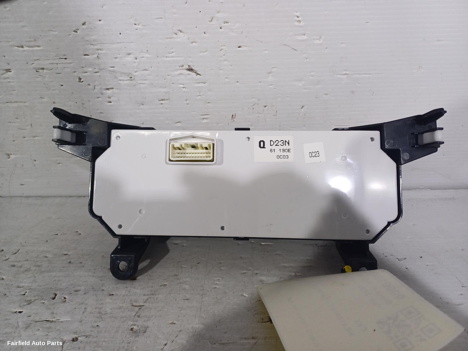 2015-2025 Mazda Cx3 Heater Ac Controls