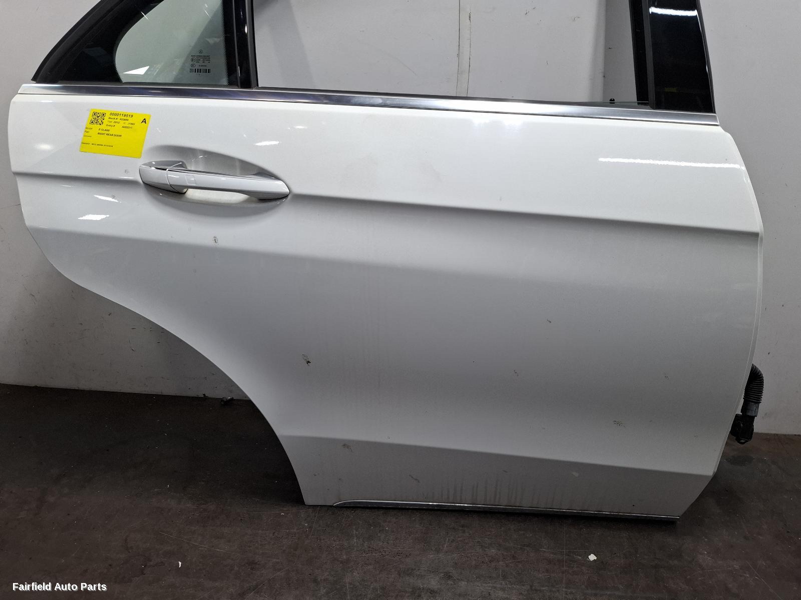 2013-2016 Mercedes E Class Right Rear Door Sliding