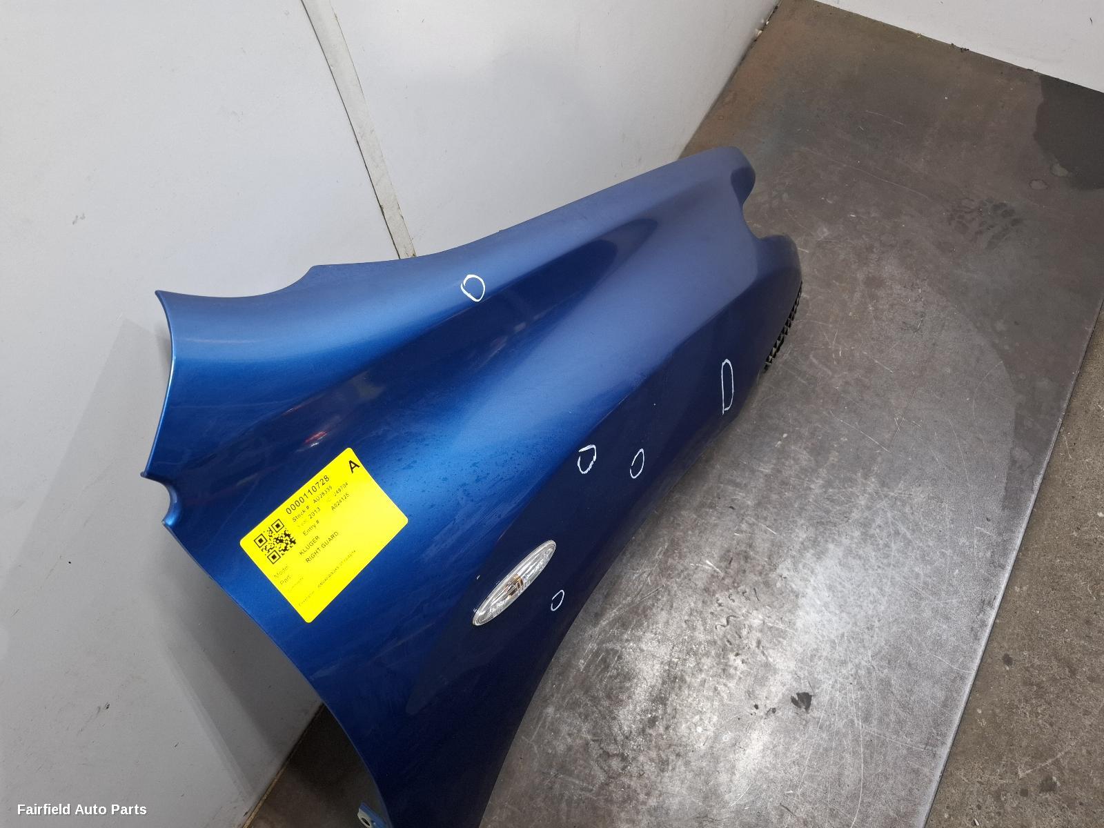 2010-2014 Toyota Kluger Right Guard