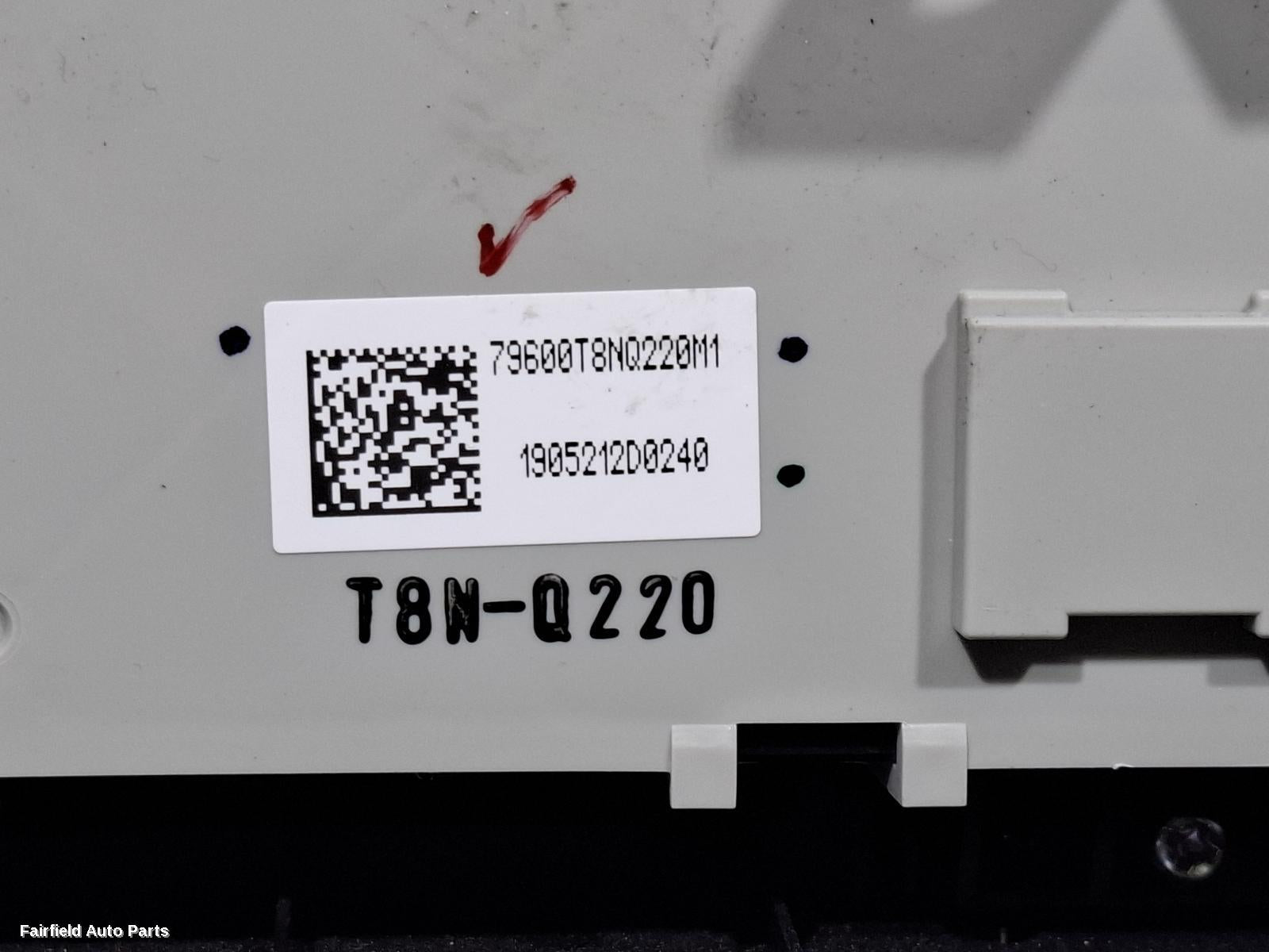 2014-2021 Honda Hrv Heater Ac Controls