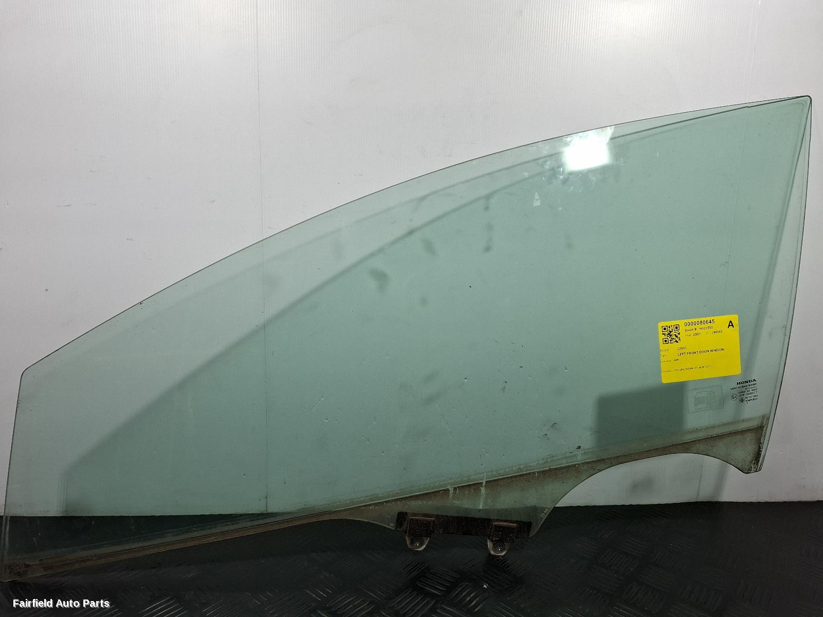 2006-2011 Honda Civic Left Front Door Window