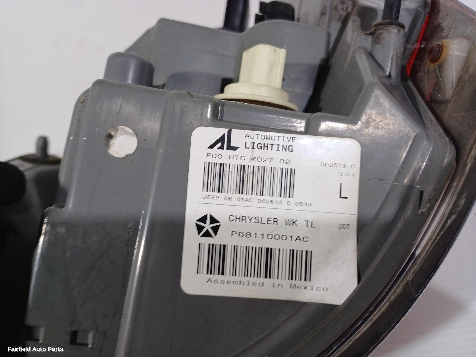 2013-2022 Jeep Grandcherokee Left Taillight