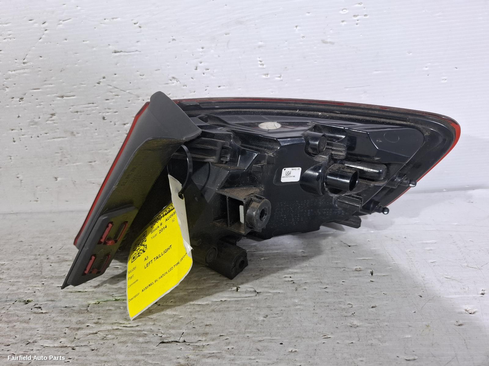 2013-2016 Audi A3 Left Taillight