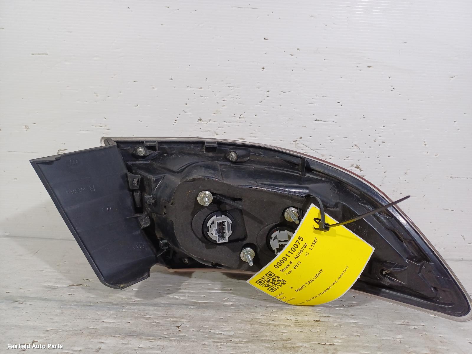 2009-2013 Mazda 3 Right Taillight