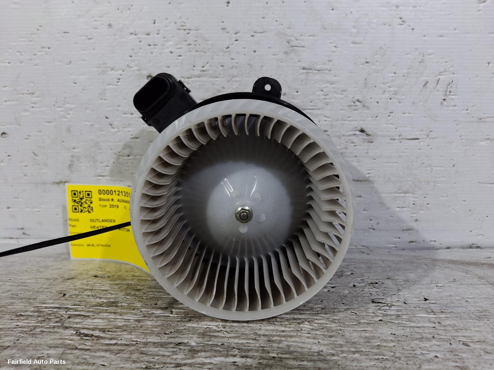 2016-2021 Mitsubishi Outlander Heater Fan Motor