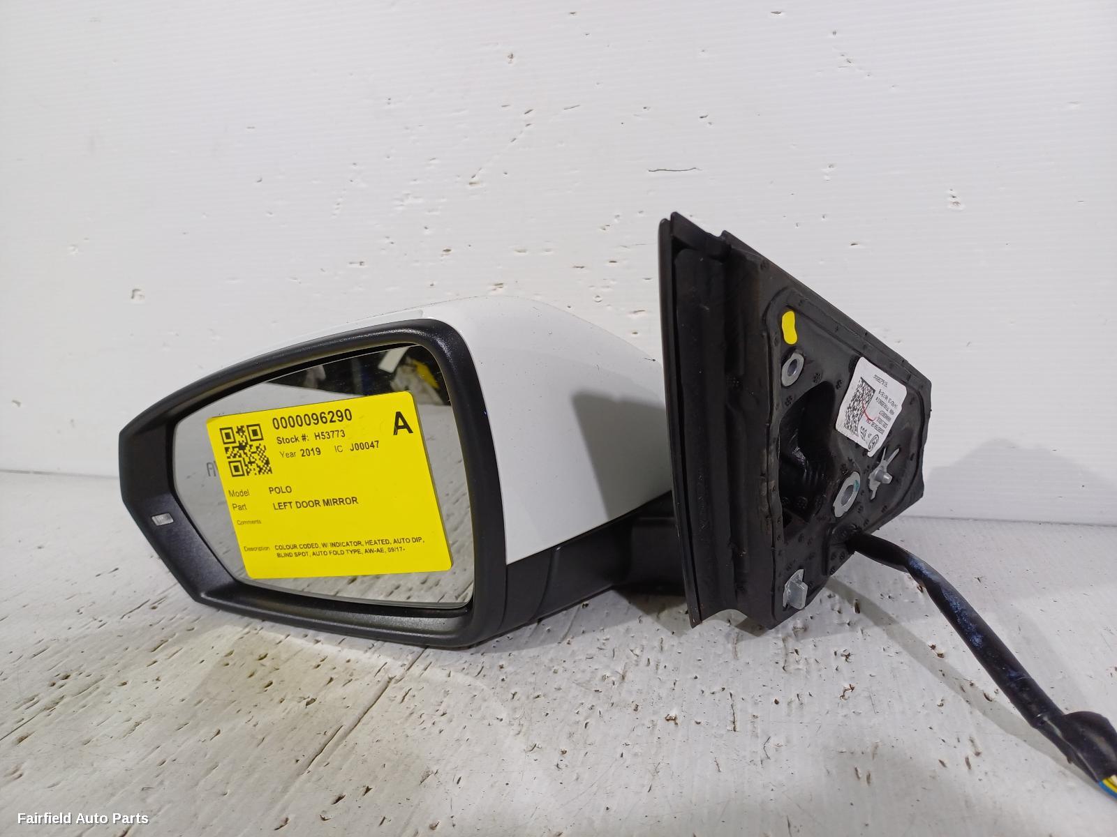 2017-2025 Volkswagen Polo Left Door Mirror