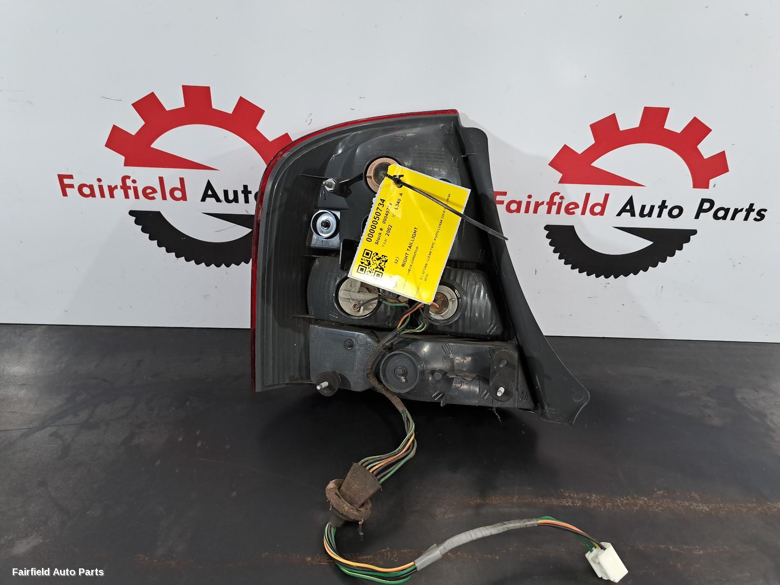 1998-2002 Mazda 323 Right Taillight
