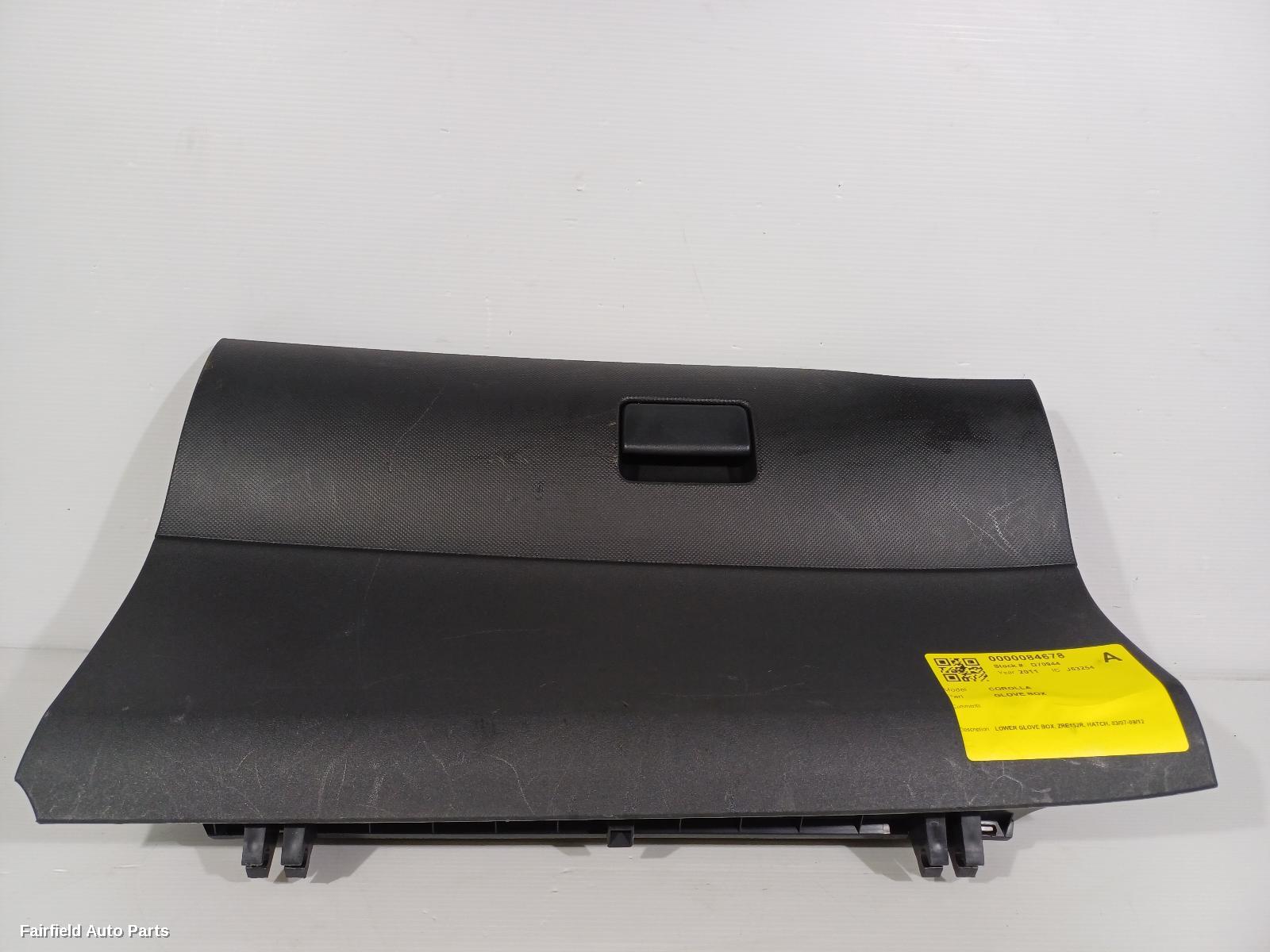 2007-2012 Toyota Corolla Glove Box