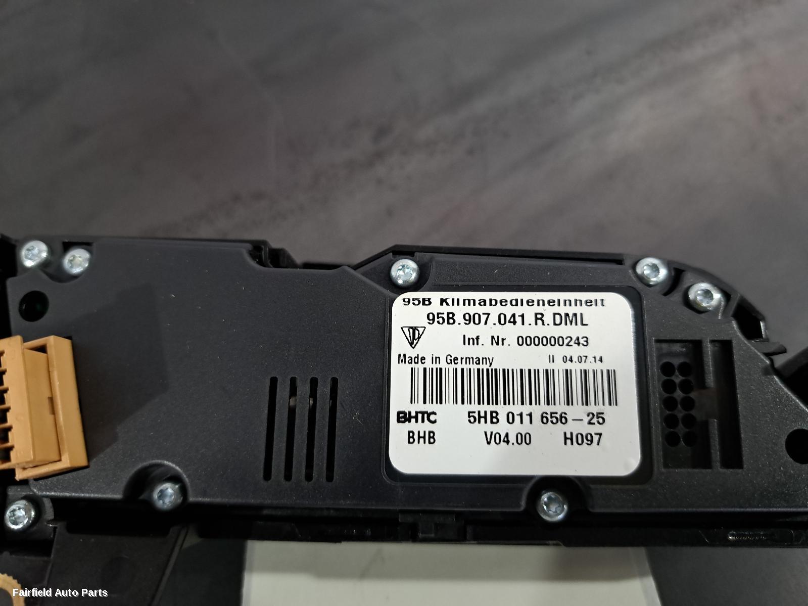 2014-2025 Porsche Macan Heater Ac Controls