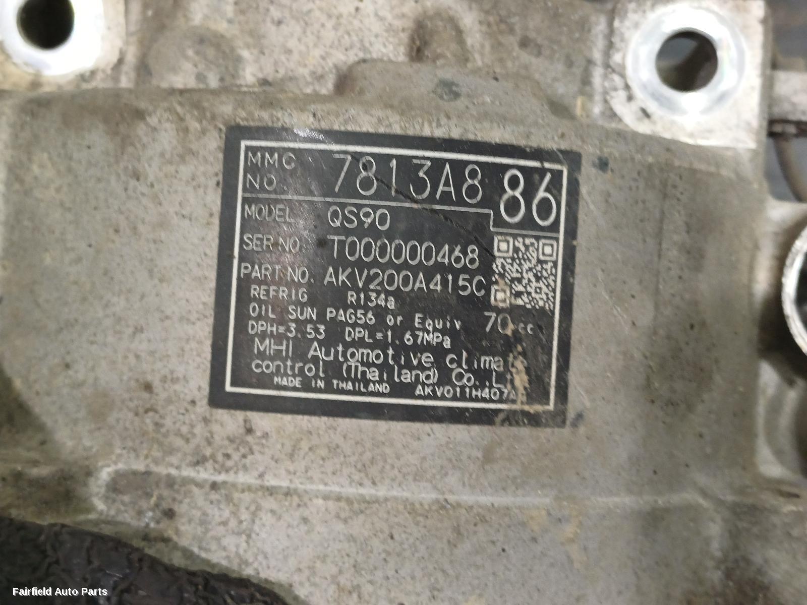 2010-2024 Mitsubishi Asx A C Compressor
