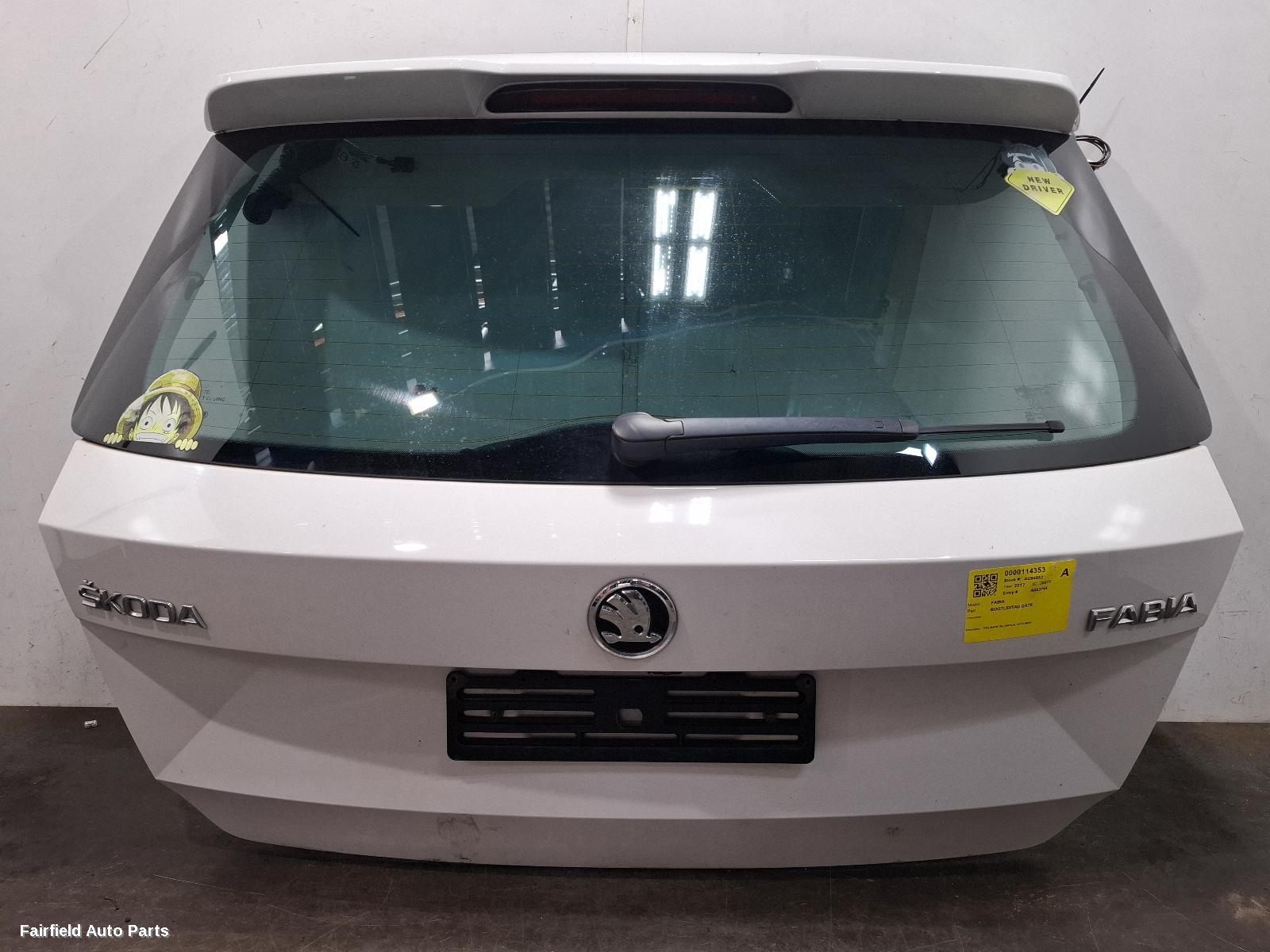 2015-2021 Skoda Fabia Bootlid Tailgate