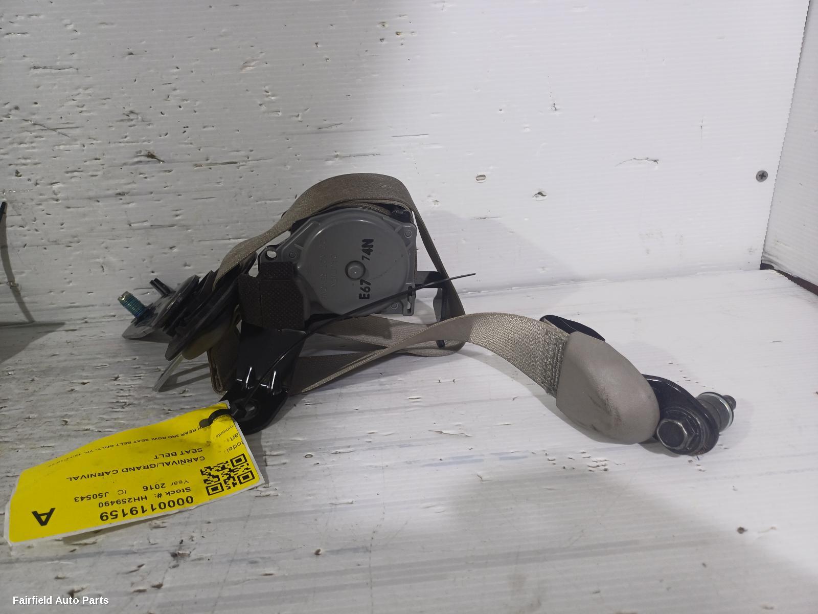2014-2020 Kia Carnival/grand Carnival Seatbelt Stalk